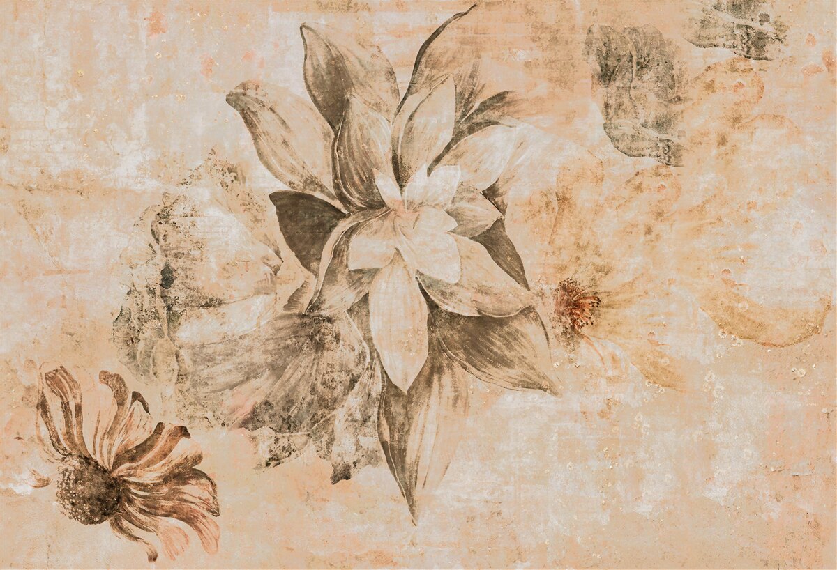 Fototapeta púčkový otvor na hnedom podklade