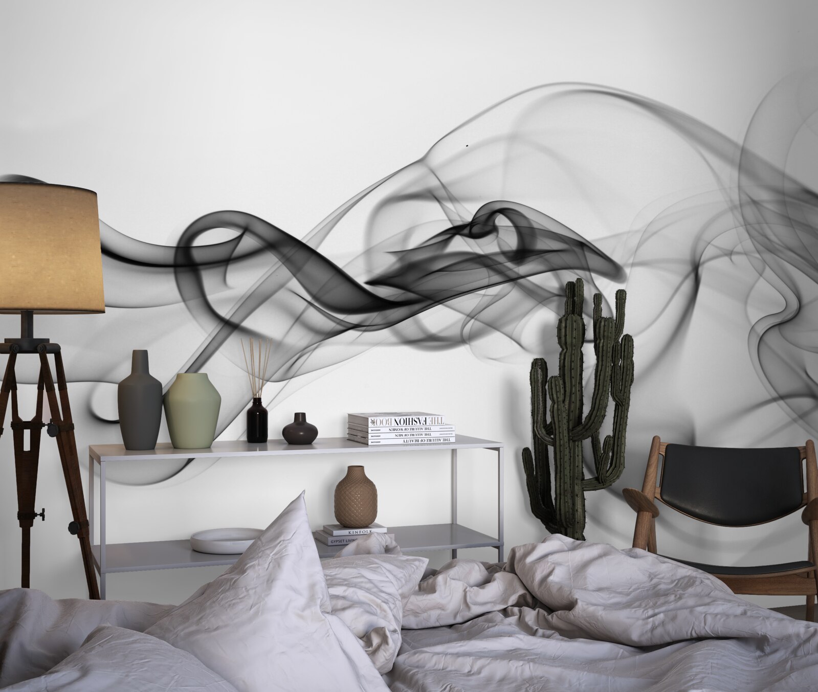 Fototapeta tmavý mrak na svetlom pozadí