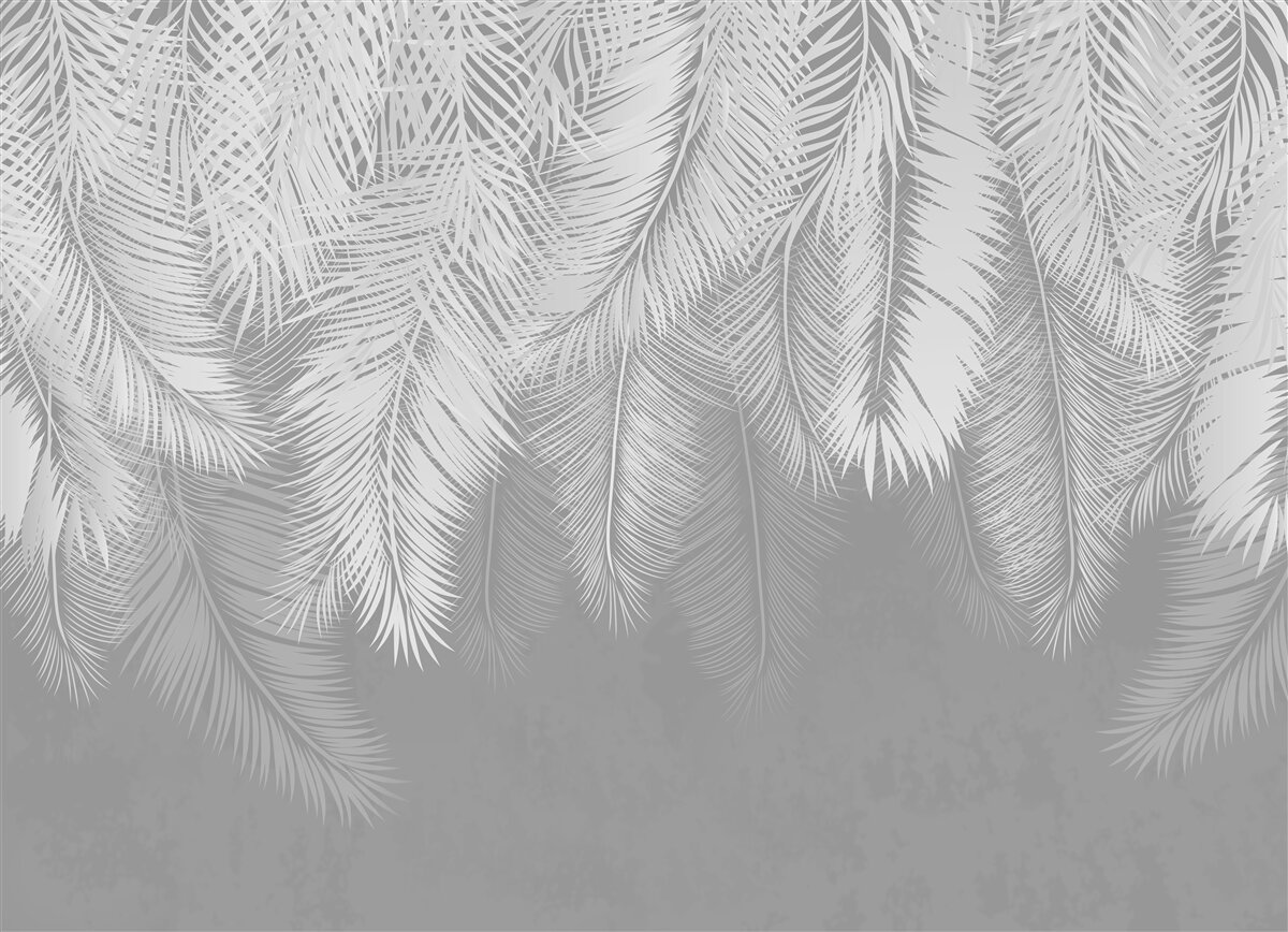 Fototapeta husté biele perie unášané vetrom