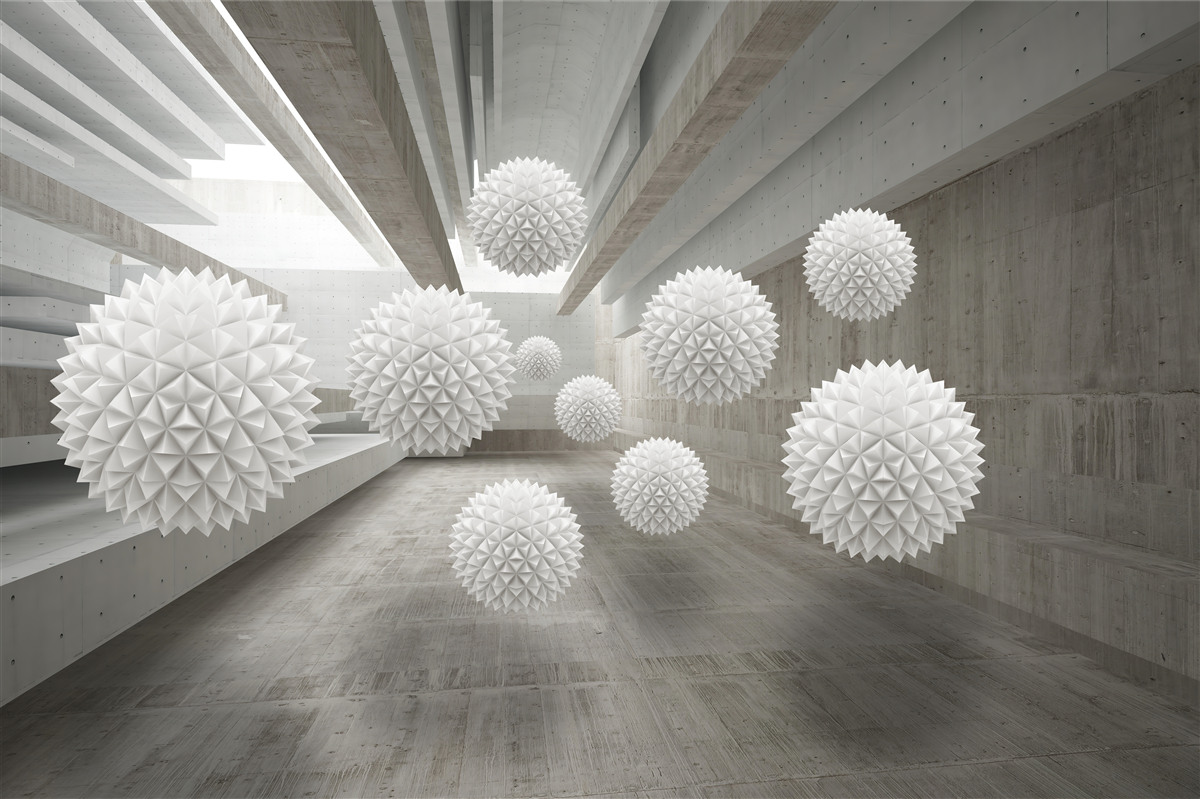 Fototapeta nekonečno volá do svojich náručia balóny