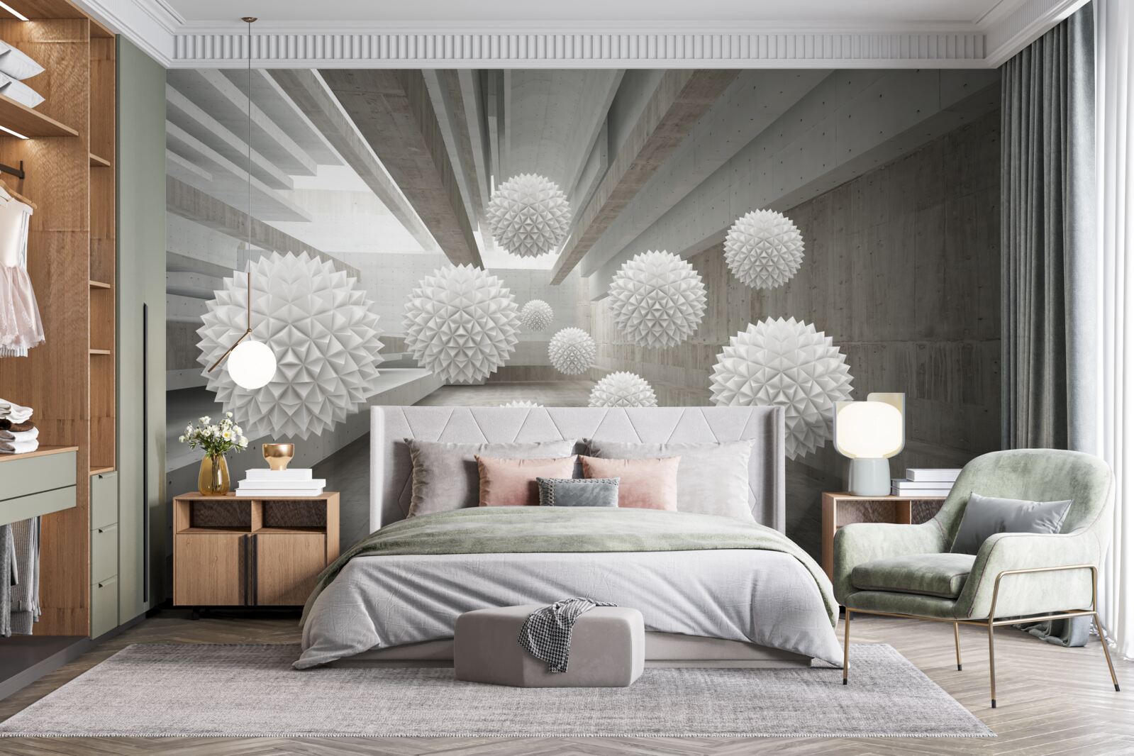 Fototapeta nekonečno volá do svojich náručia balóny