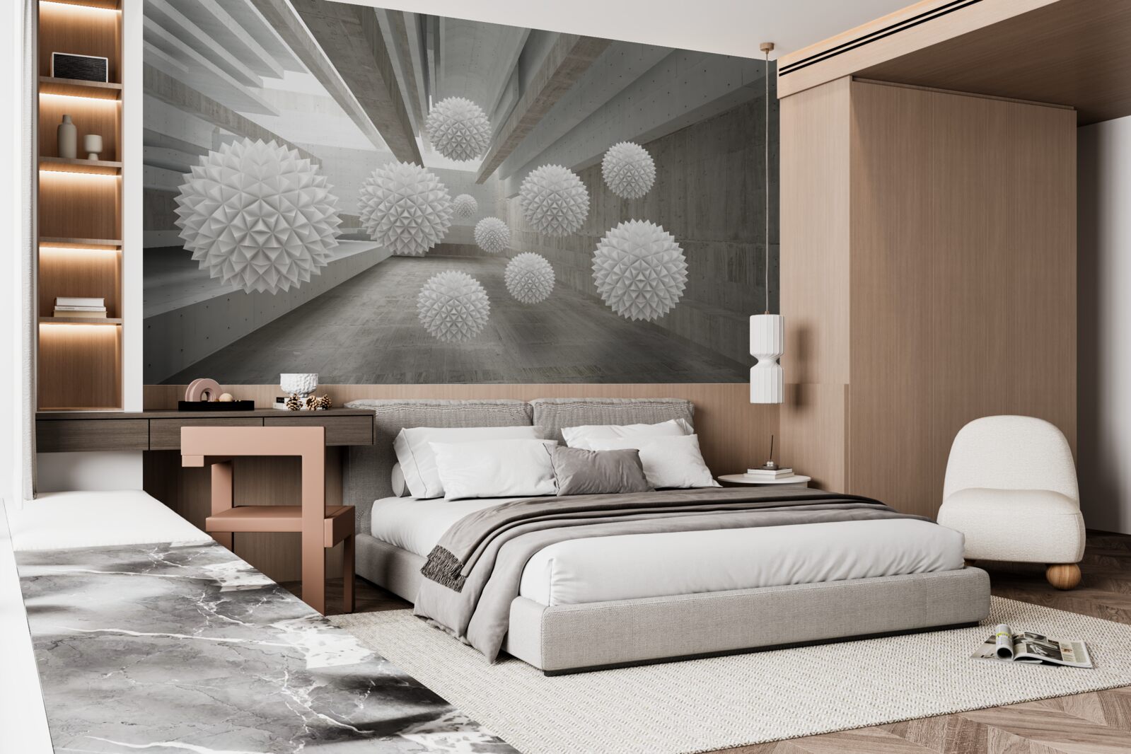 Fototapeta nekonečno volá do svojich náručia balóny