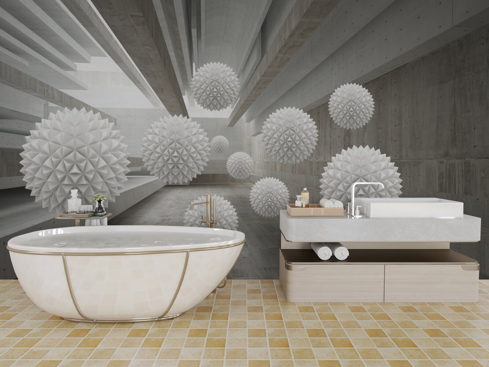 Fototapeta nekonečno volá do svojich náručia balóny