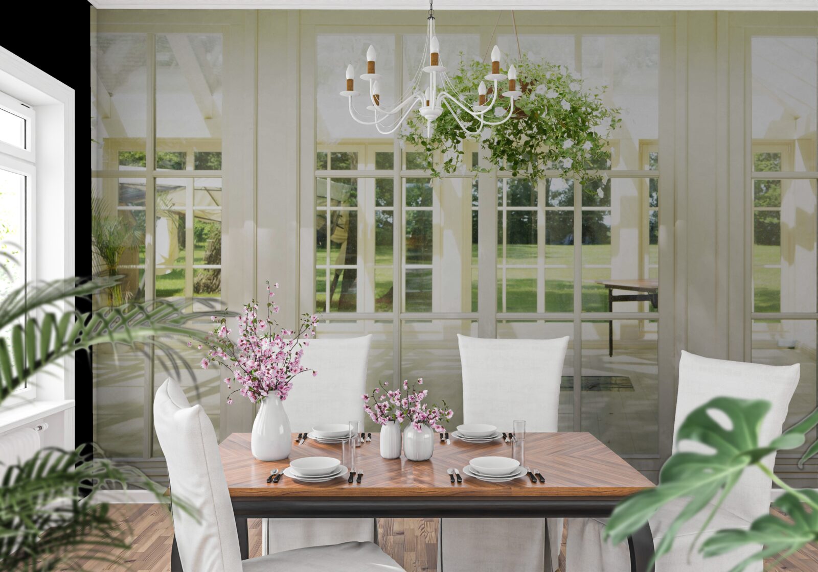 Fototapeta interiér vidieckeho domu v jasných farbách