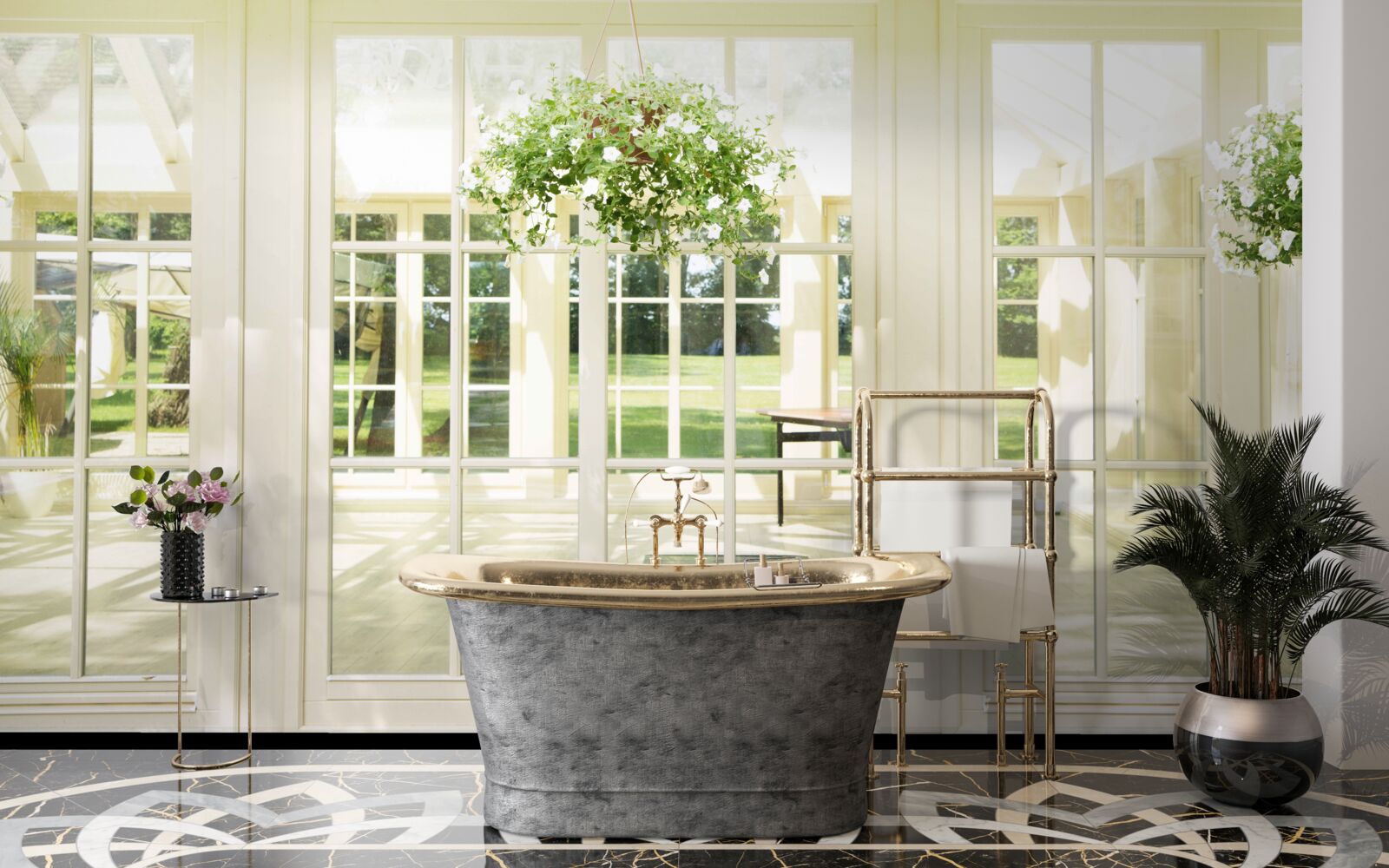 Fototapeta interiér vidieckeho domu v jasných farbách