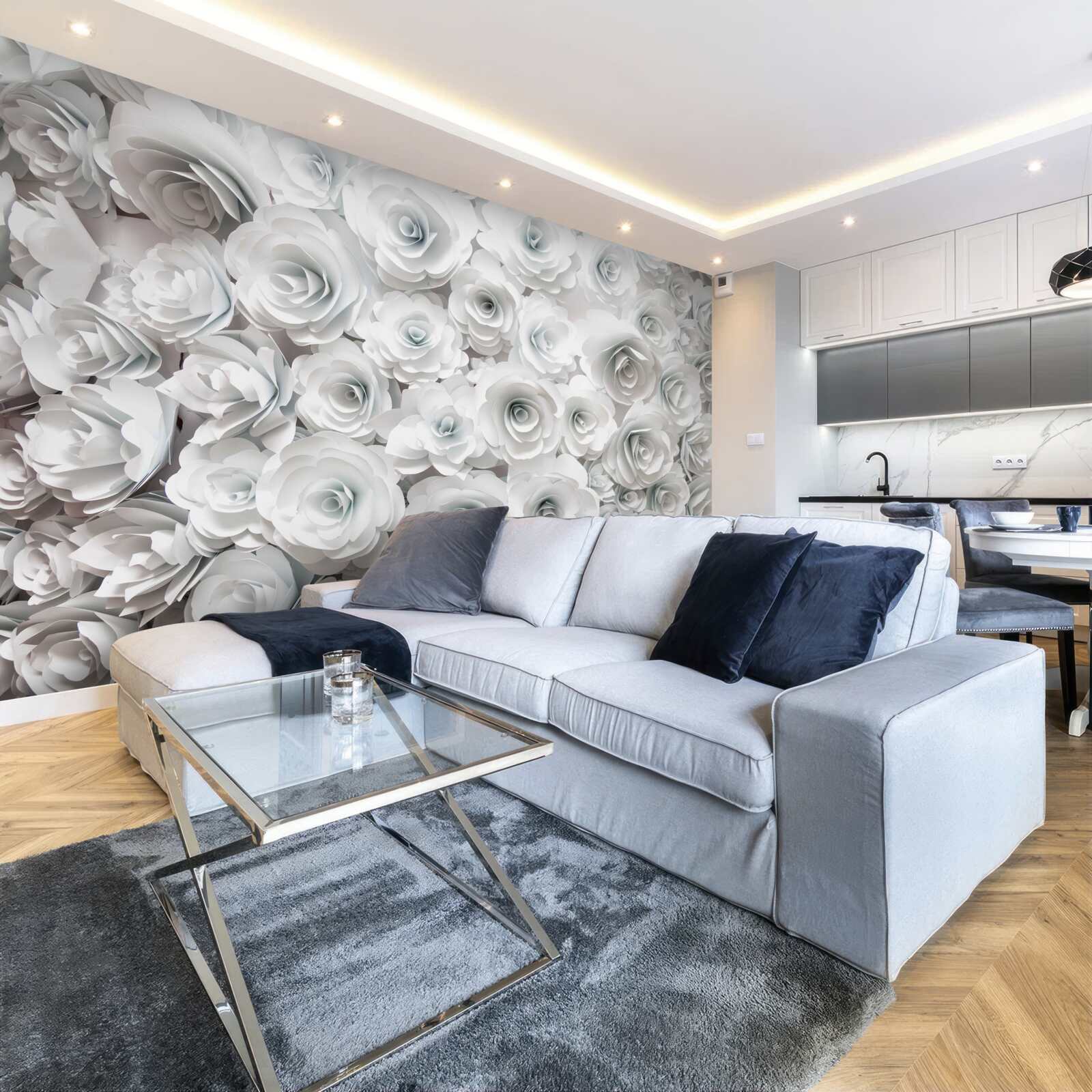 Fototapeta zloženie jasných kvetov