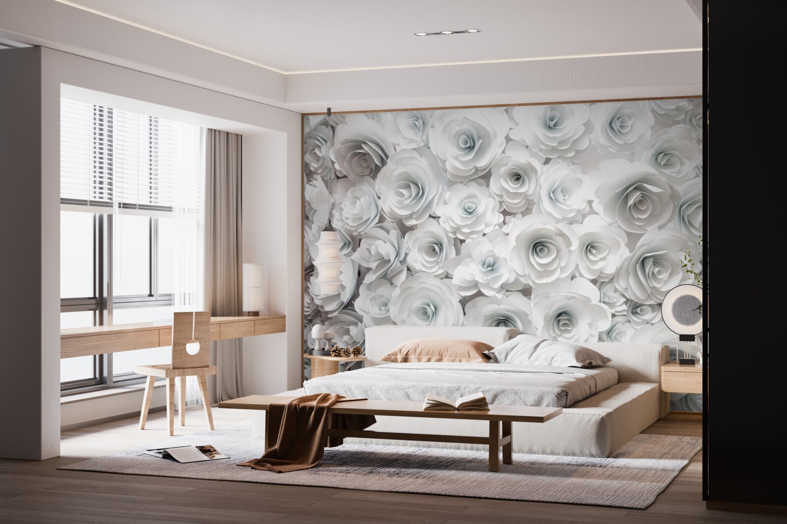 Fototapeta zloženie jasných kvetov