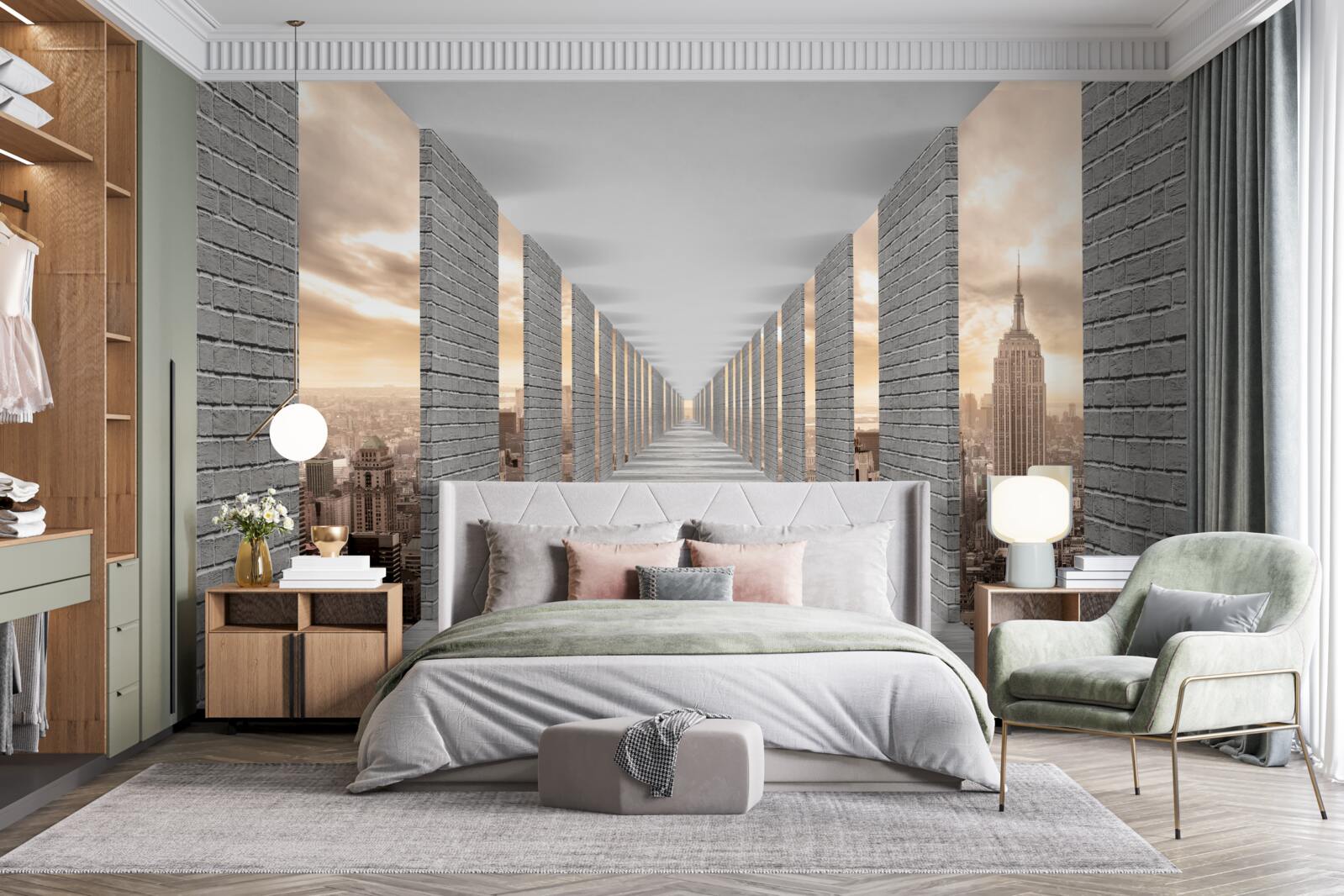 Fototapeta trojrozmerný tunel miznúci v diaľke