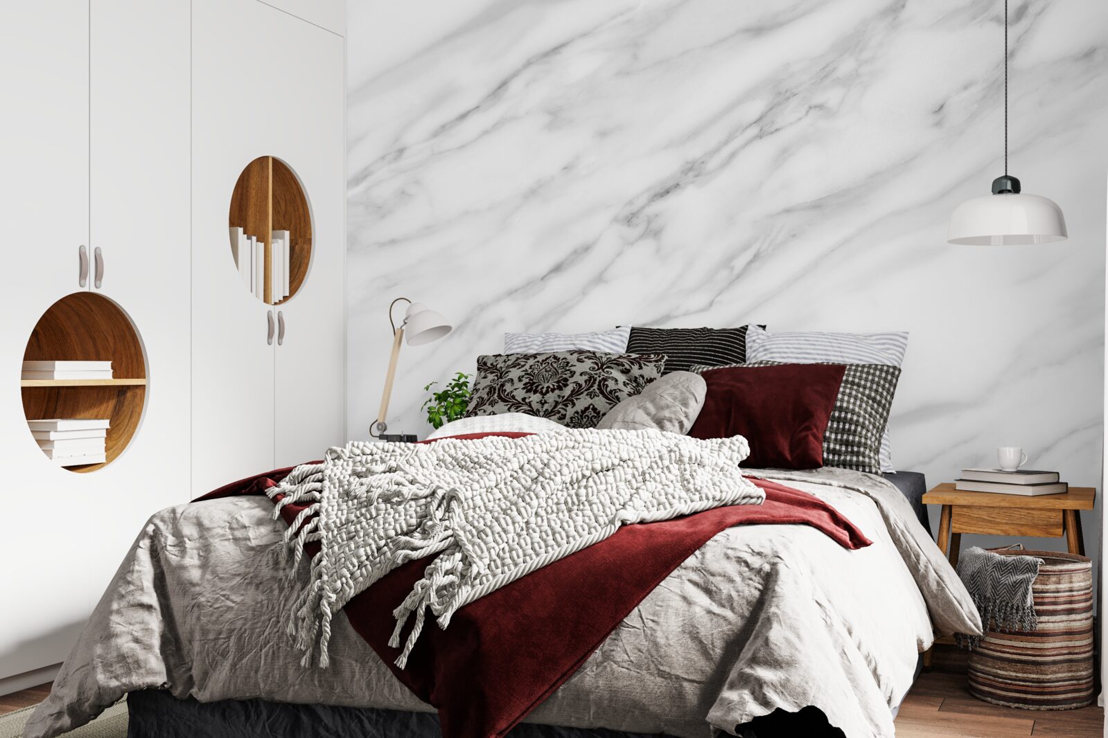 Fototapeta jemná textúra na svetlom kameni