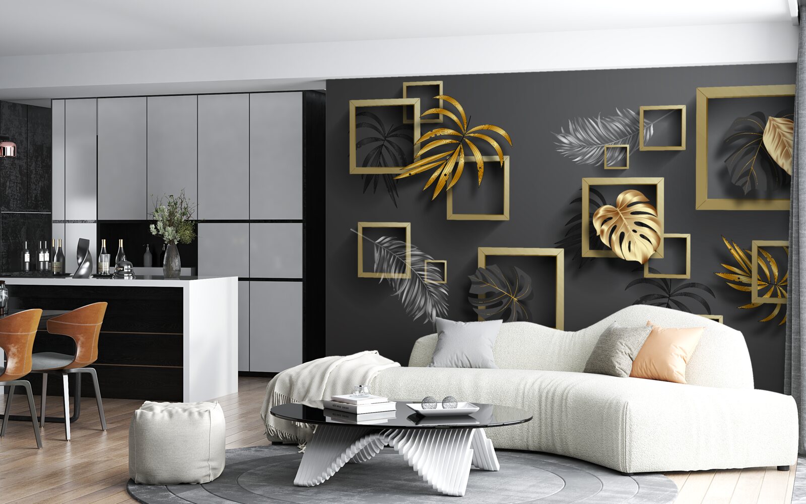 Fototapeta tropické rastliny na hraniciach