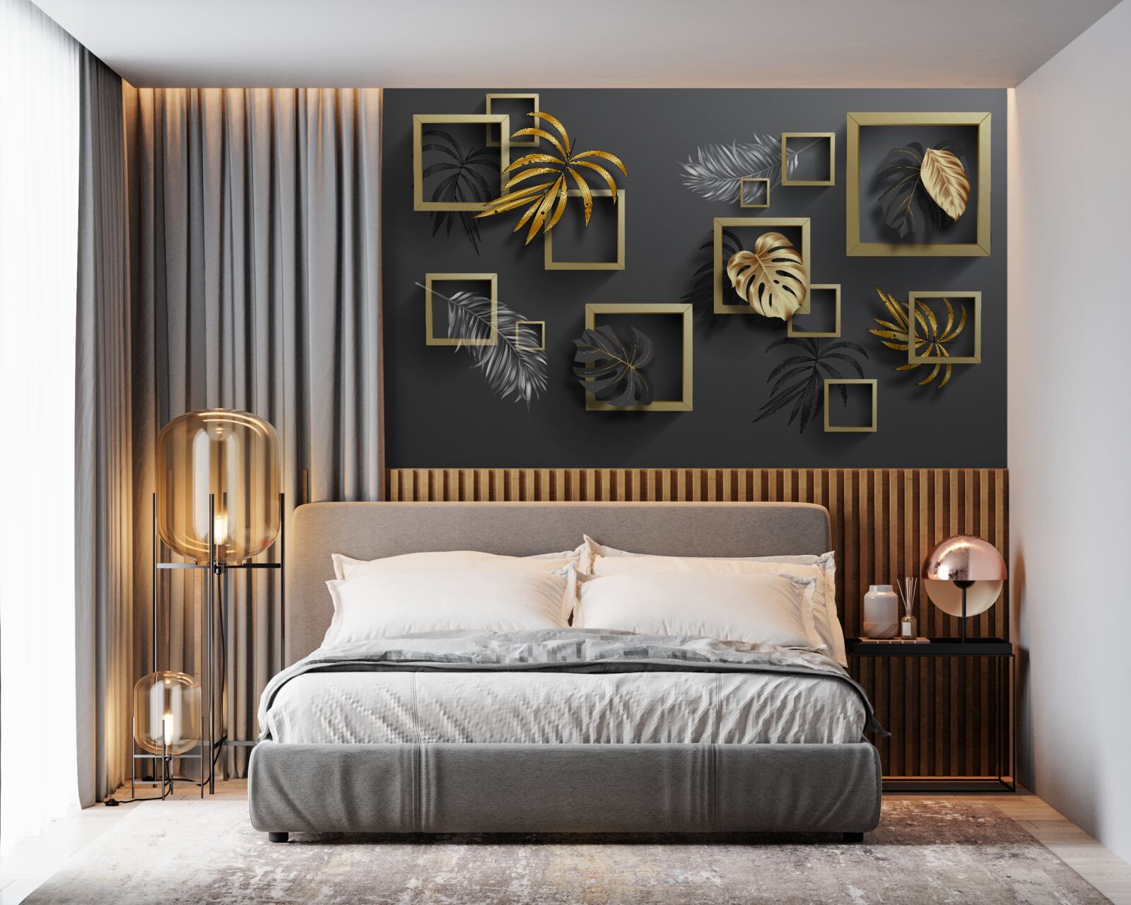 Fototapeta tropické rastliny na hraniciach