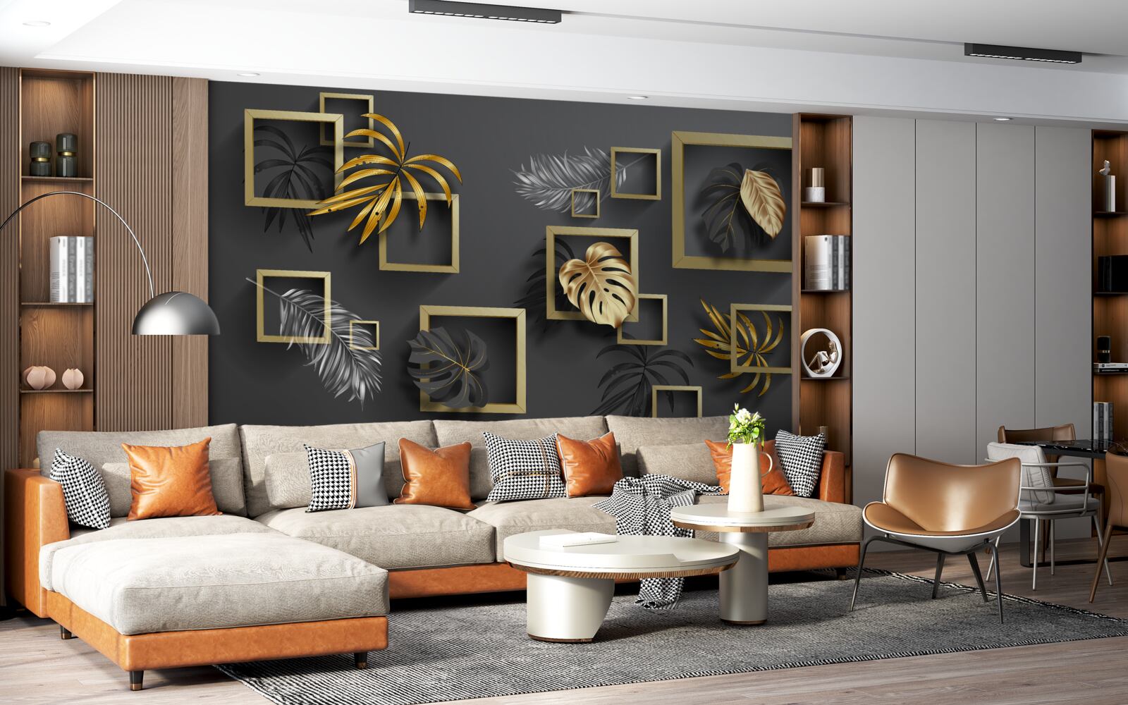 Fototapeta tropické rastliny na hraniciach