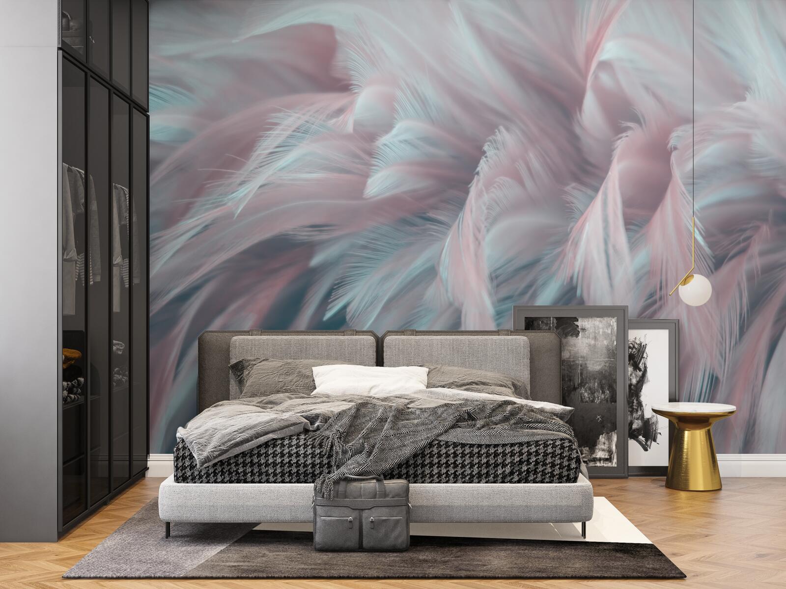 Fototapeta jemné ružovkasté perie