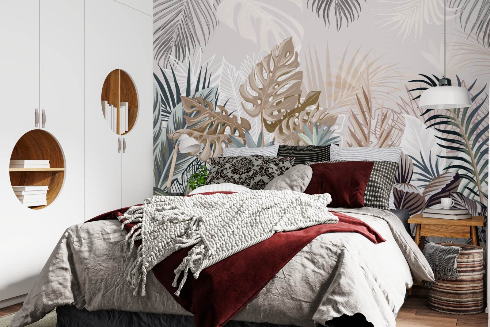 Fototapeta vegetácia rôznych tvarov a odtieňov