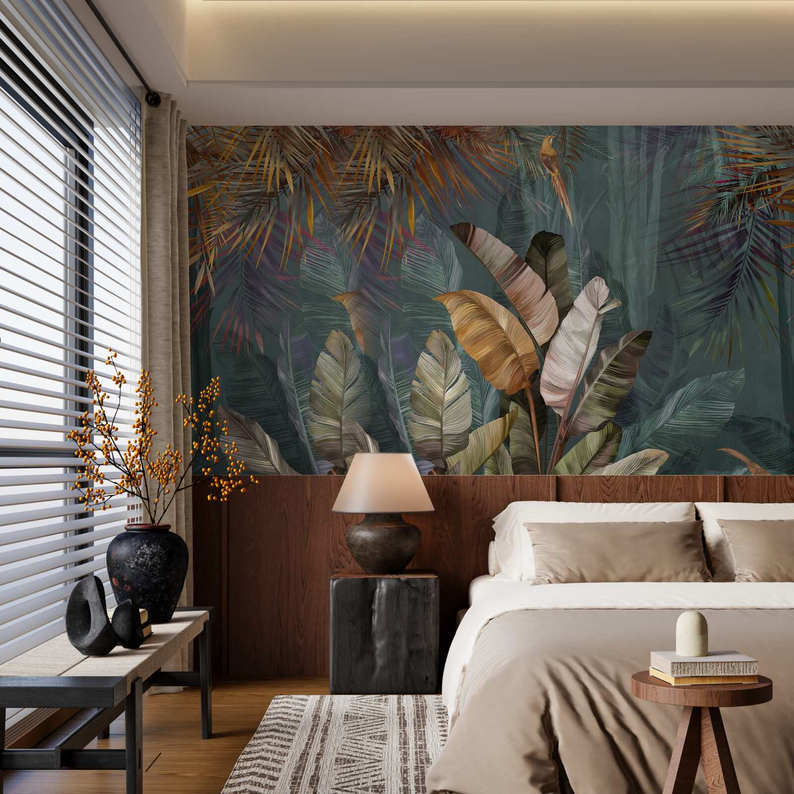 Fototapeta obrovské tropické listy