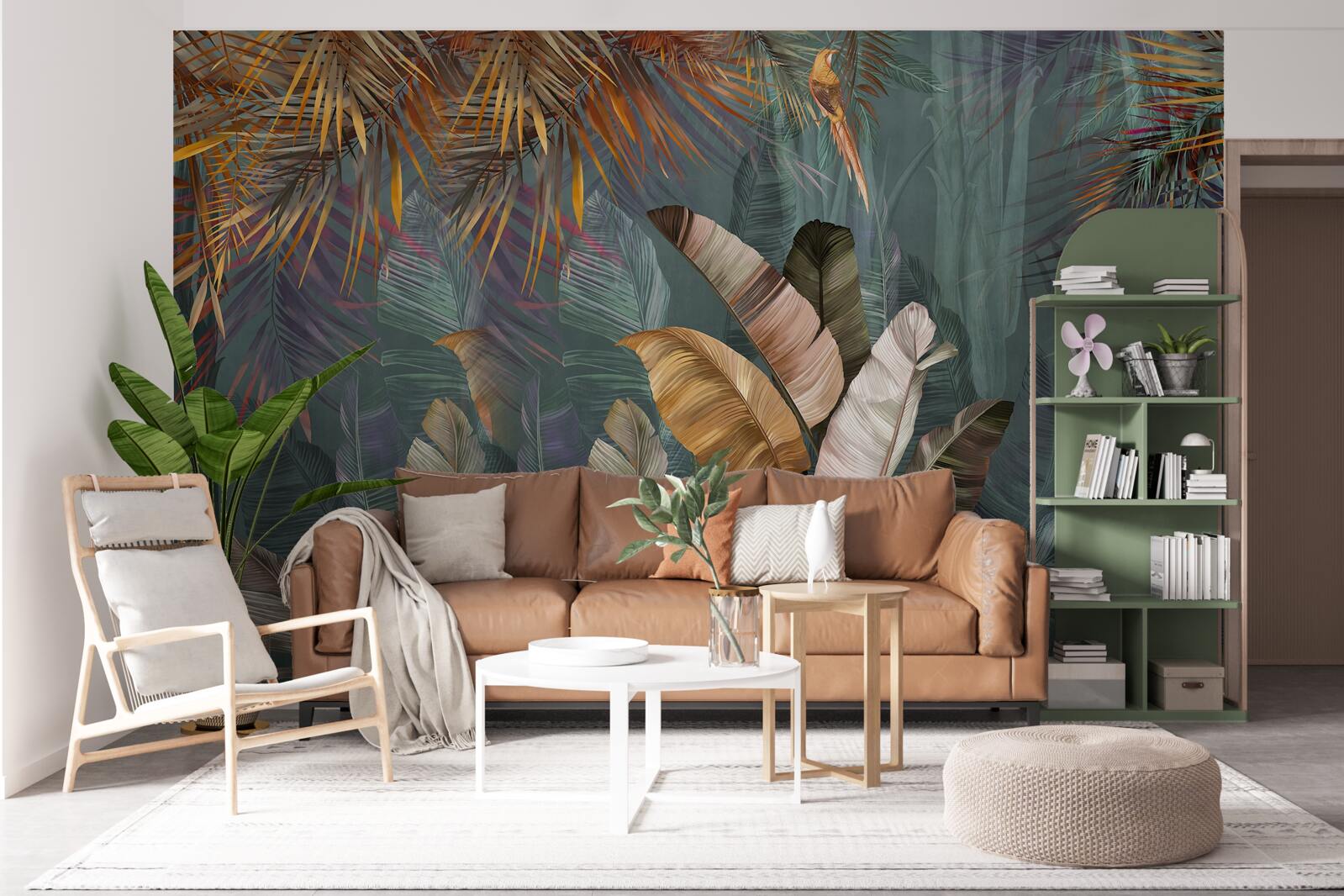 Fototapeta obrovské tropické listy