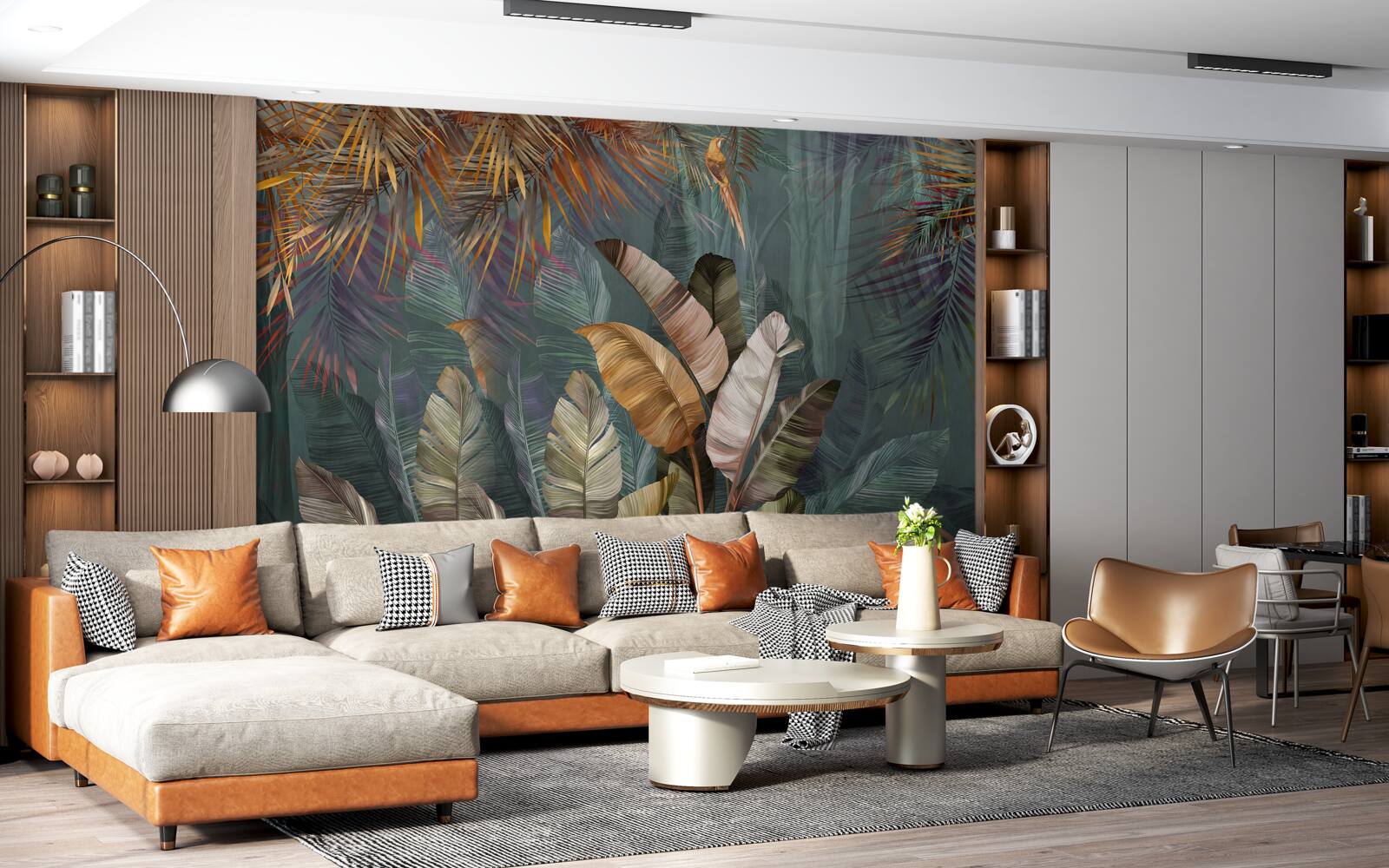 Fototapeta obrovské tropické listy