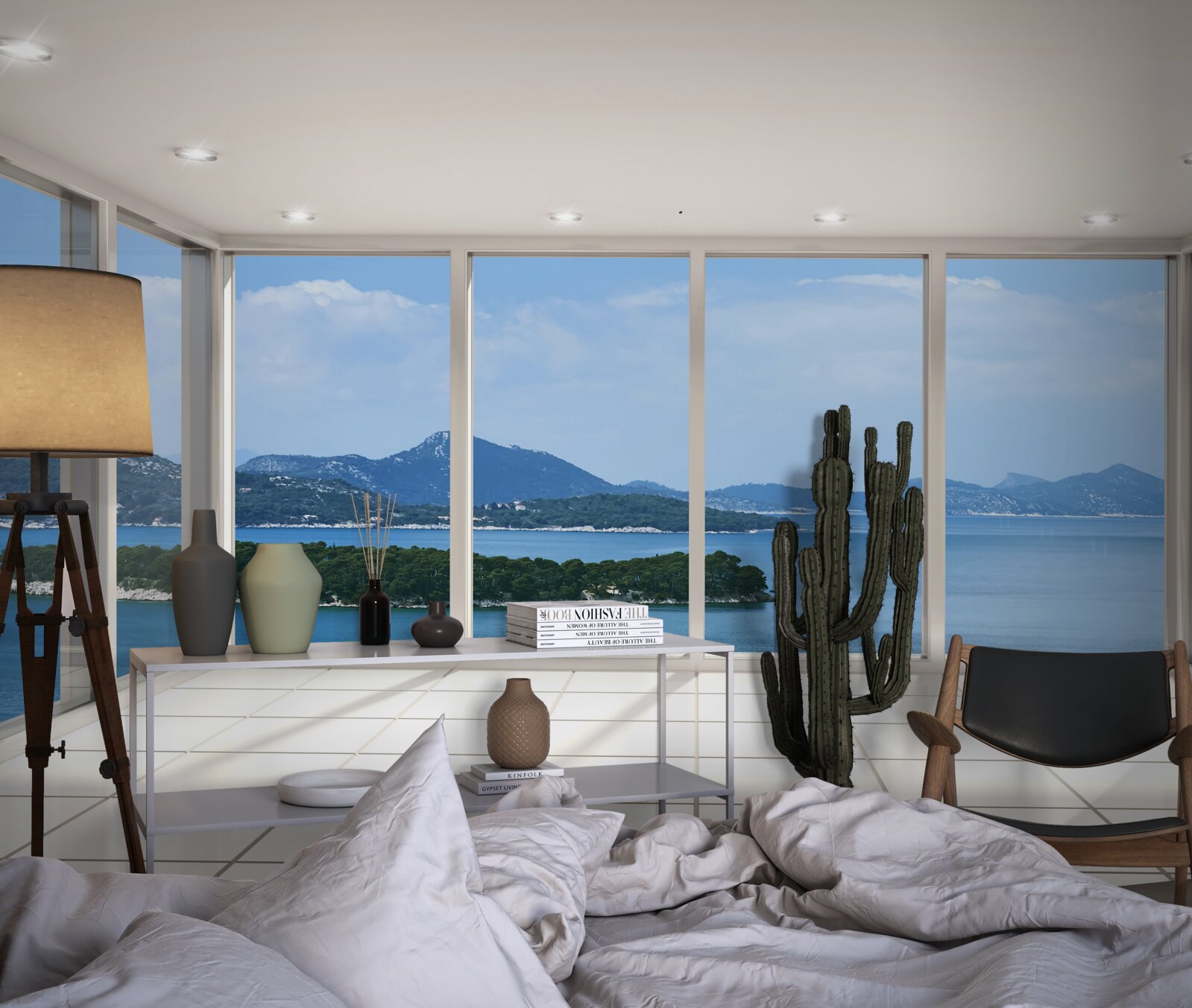 Fototapeta široká panoráma oceánu