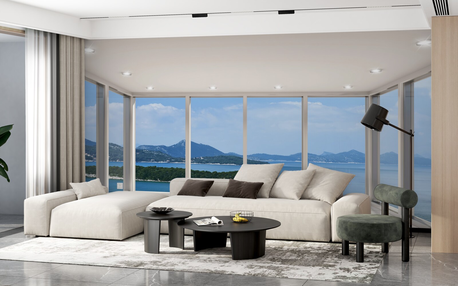 Fototapeta široká panoráma oceánu