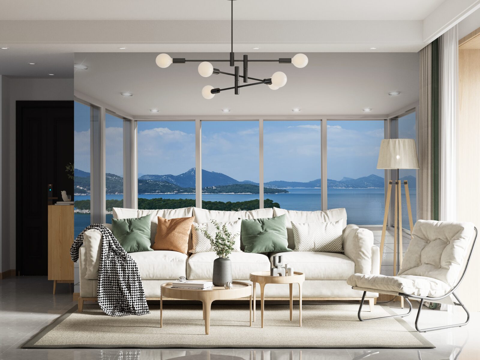 Fototapeta široká panoráma oceánu