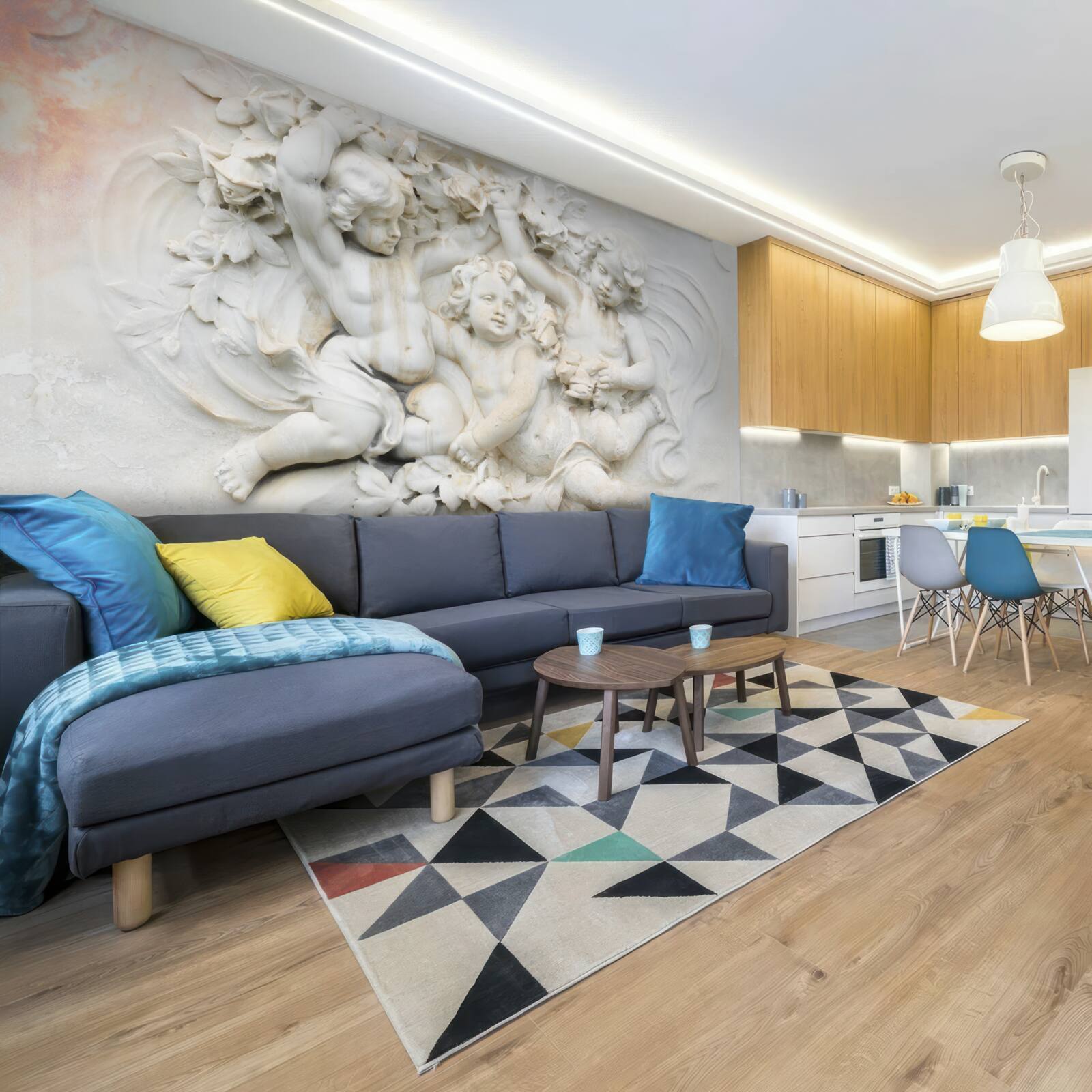 Fototapeta sochy anjelov z kameňa