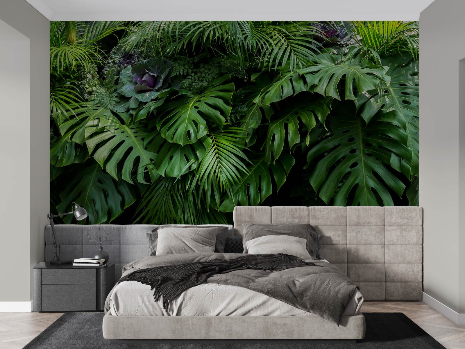 Fototapeta veľké zelené listy