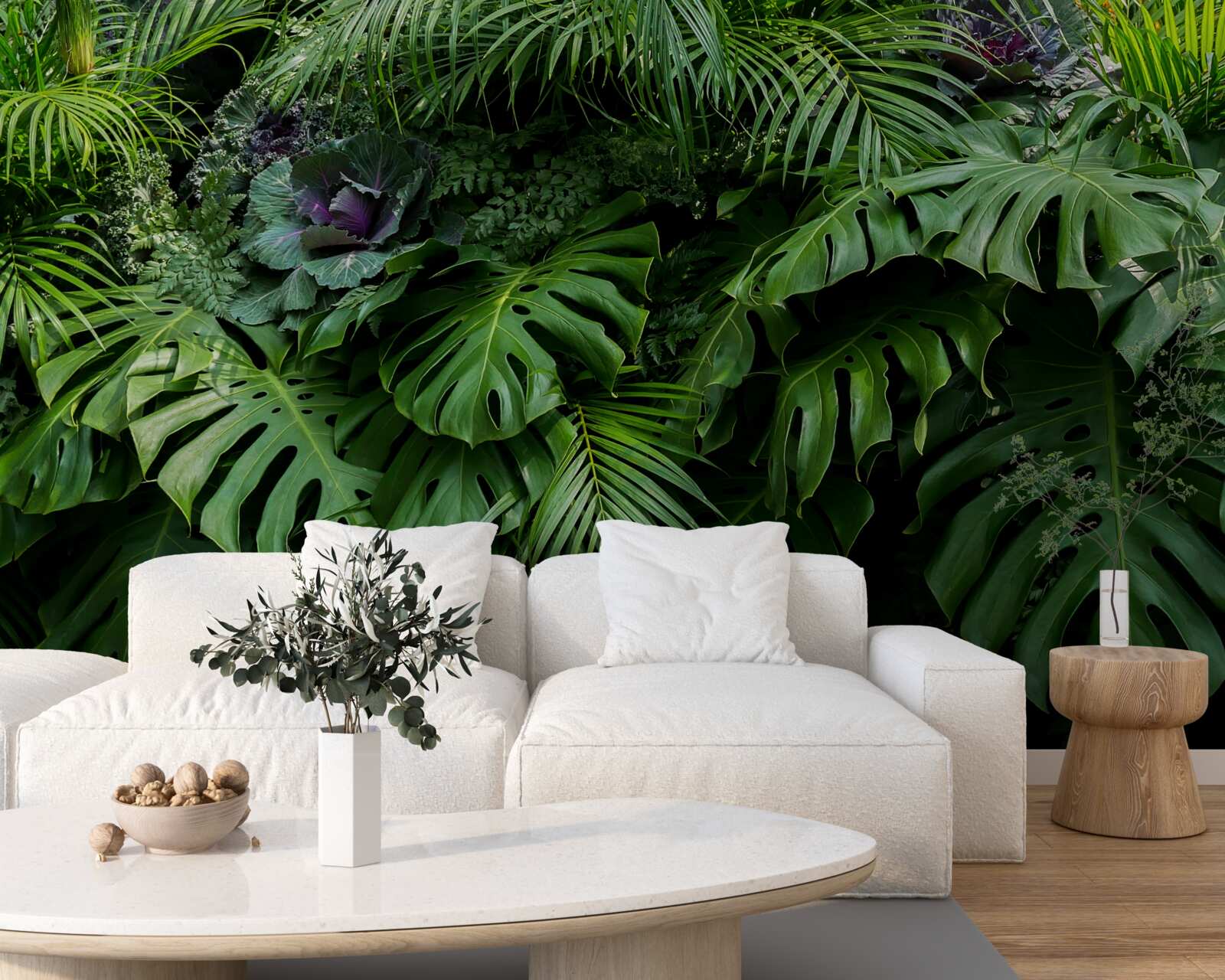 Fototapeta veľké zelené listy