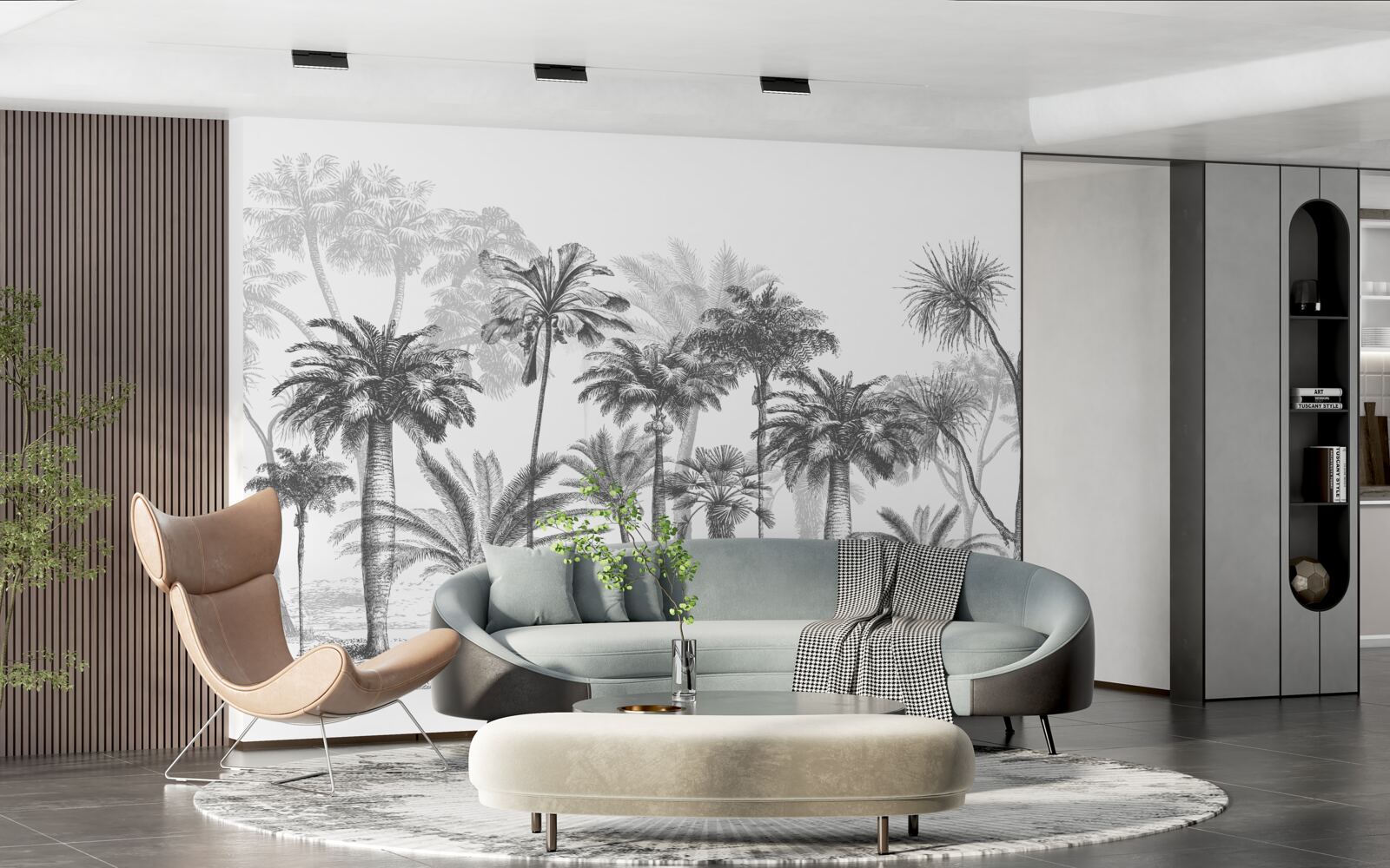 Fototapeta vektorová grafika palma