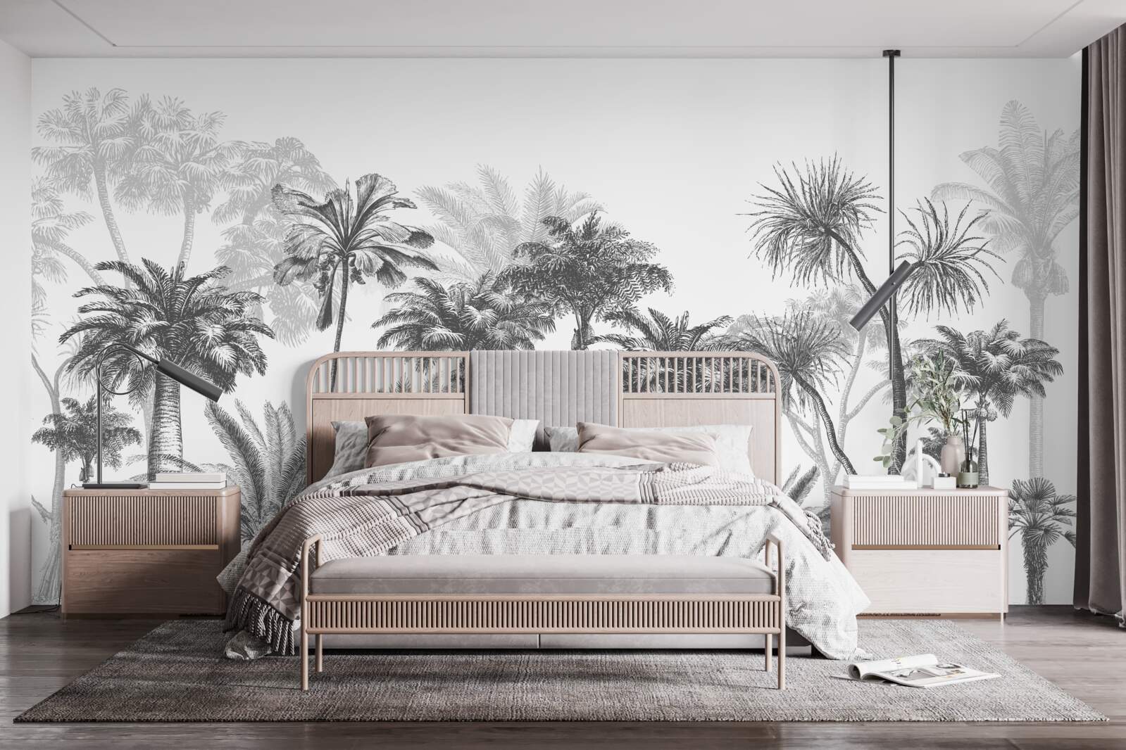 Fototapeta vektorová grafika palma