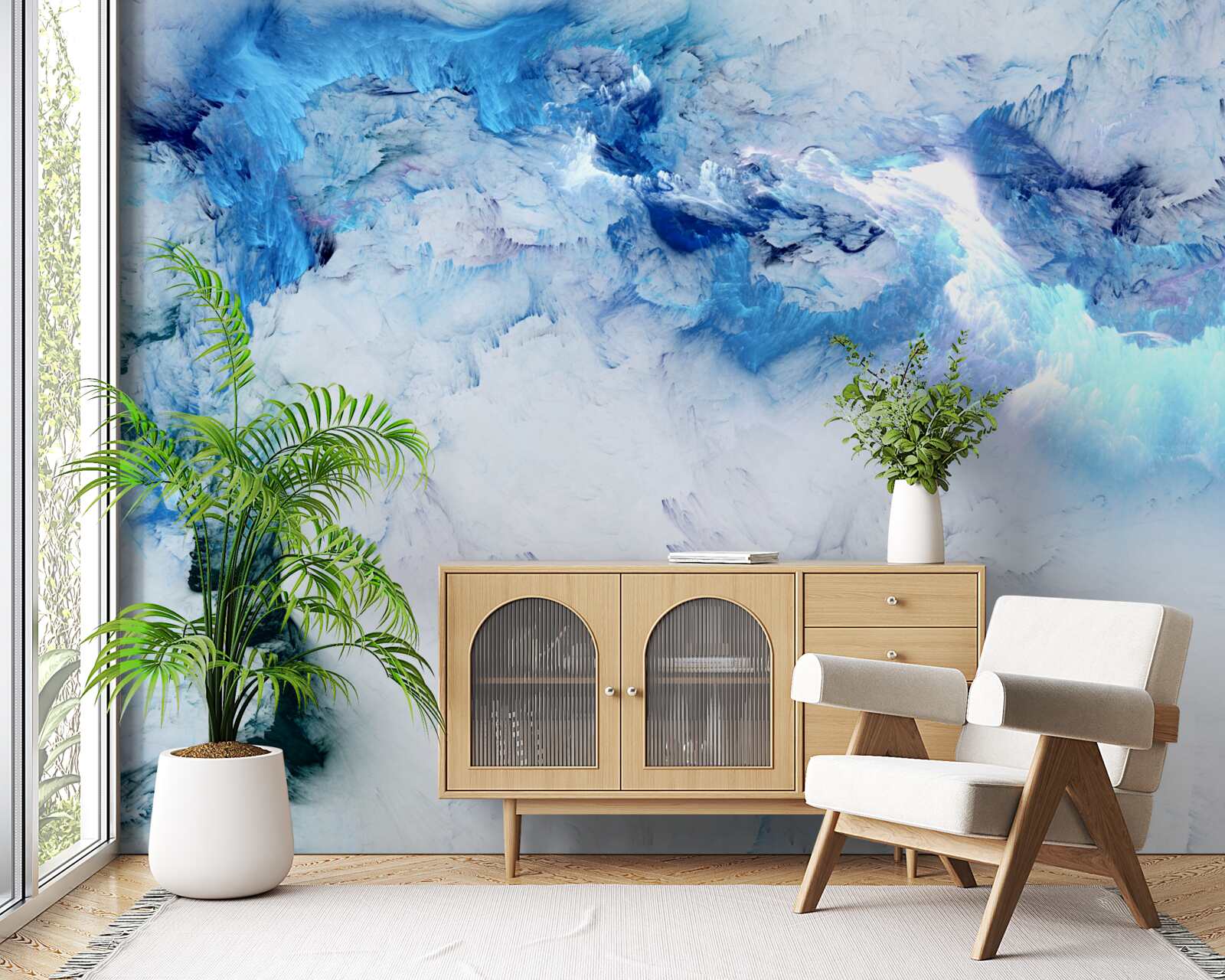 Fototapeta malebné abstraktné pozadie vyrobené z farebnej tekutiny