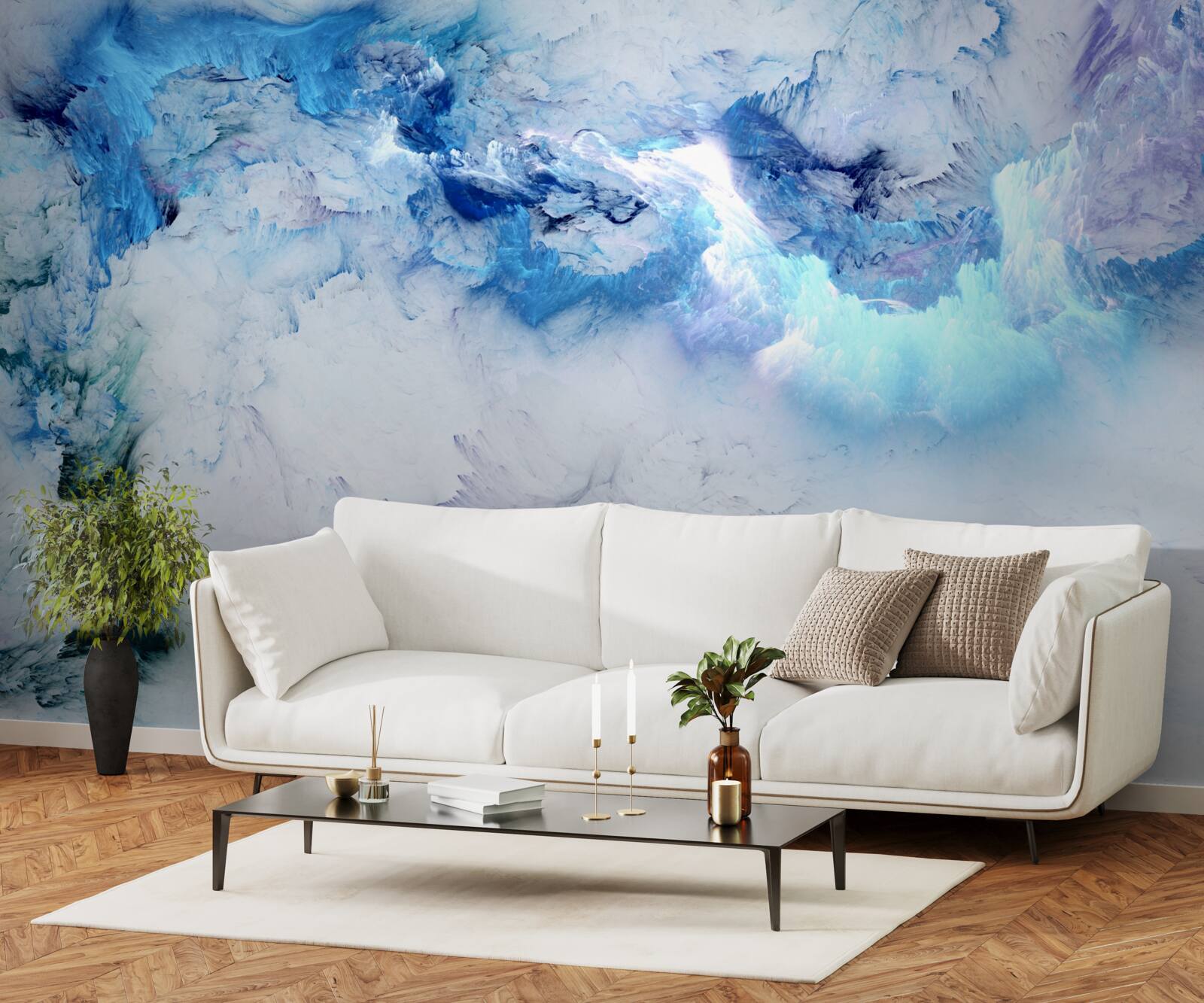 Fototapeta malebné abstraktné pozadie vyrobené z farebnej tekutiny