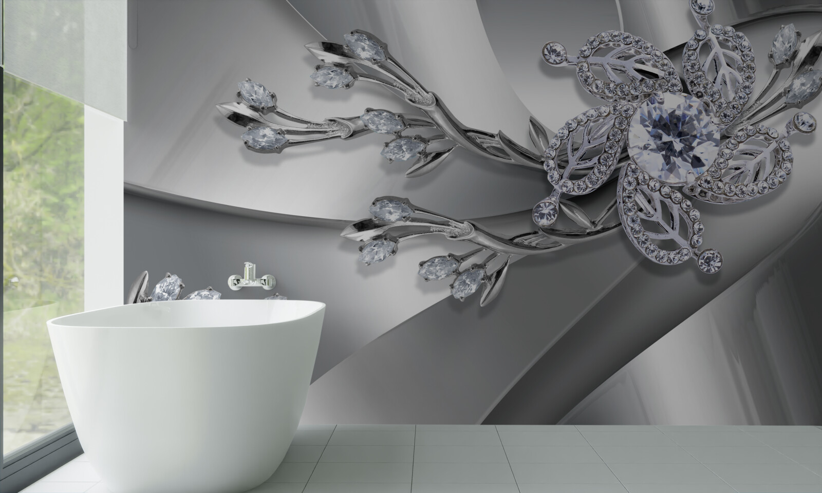 Fototapeta púčik a konáre z kameňov