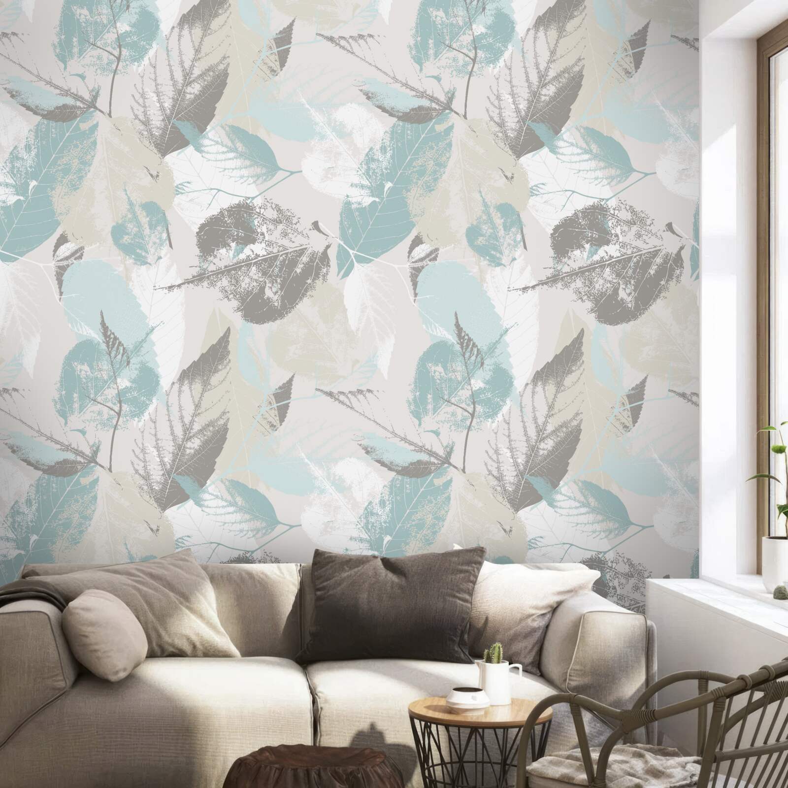 Fototapeta listy sú maľované ťahmi štetca