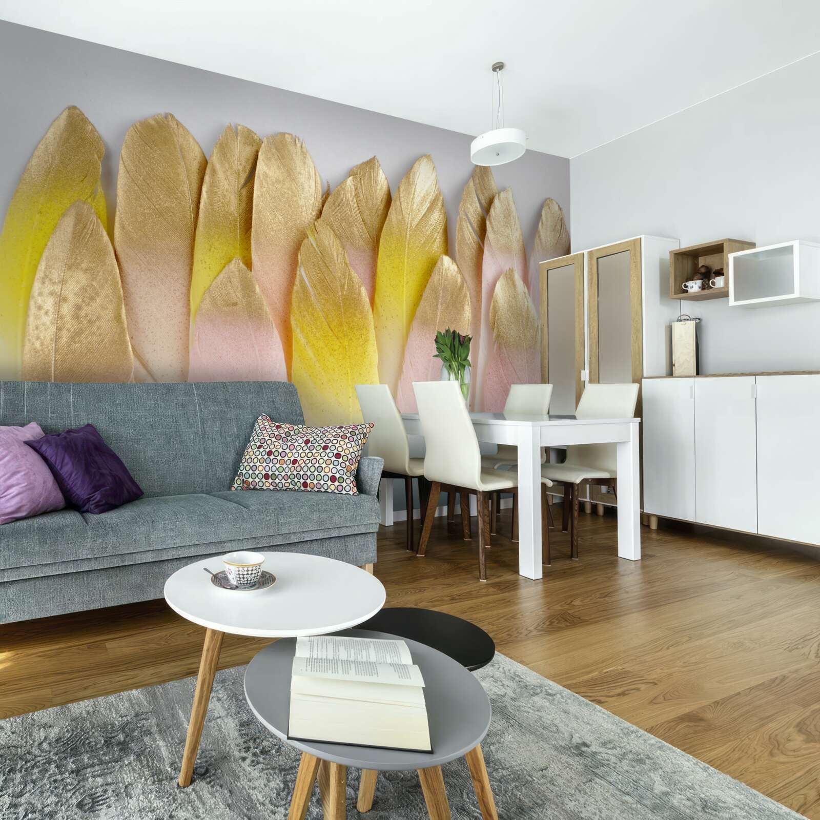 Fototapeta dlhé gradientné perie