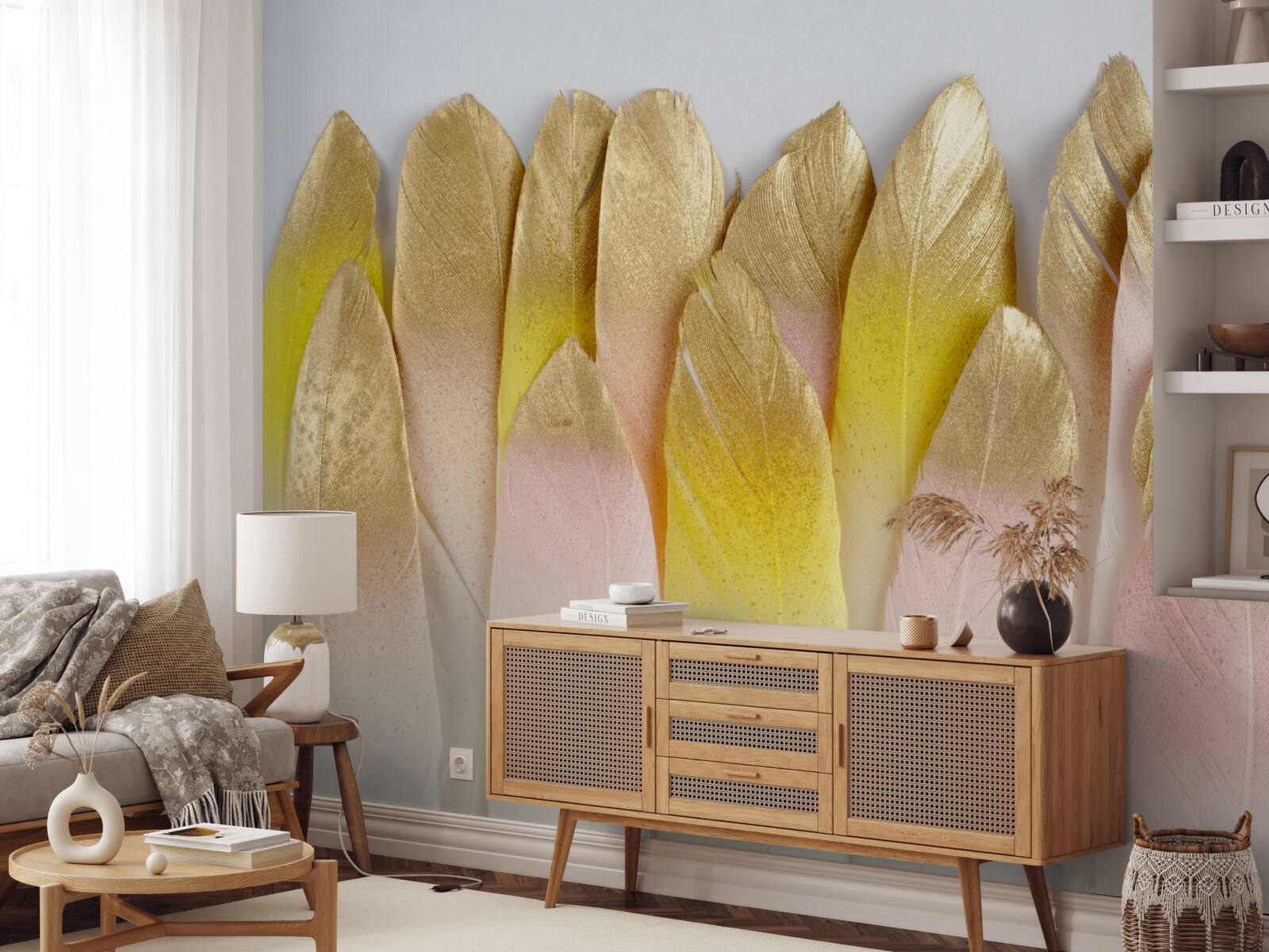 Fototapeta dlhé gradientné perie