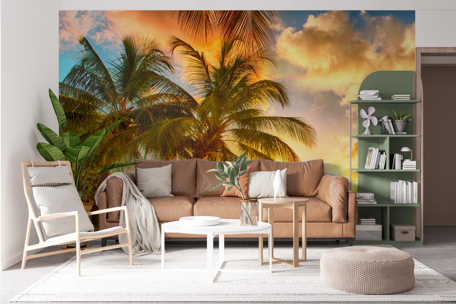 Fototapeta Svetlo západu slnka na ostrove