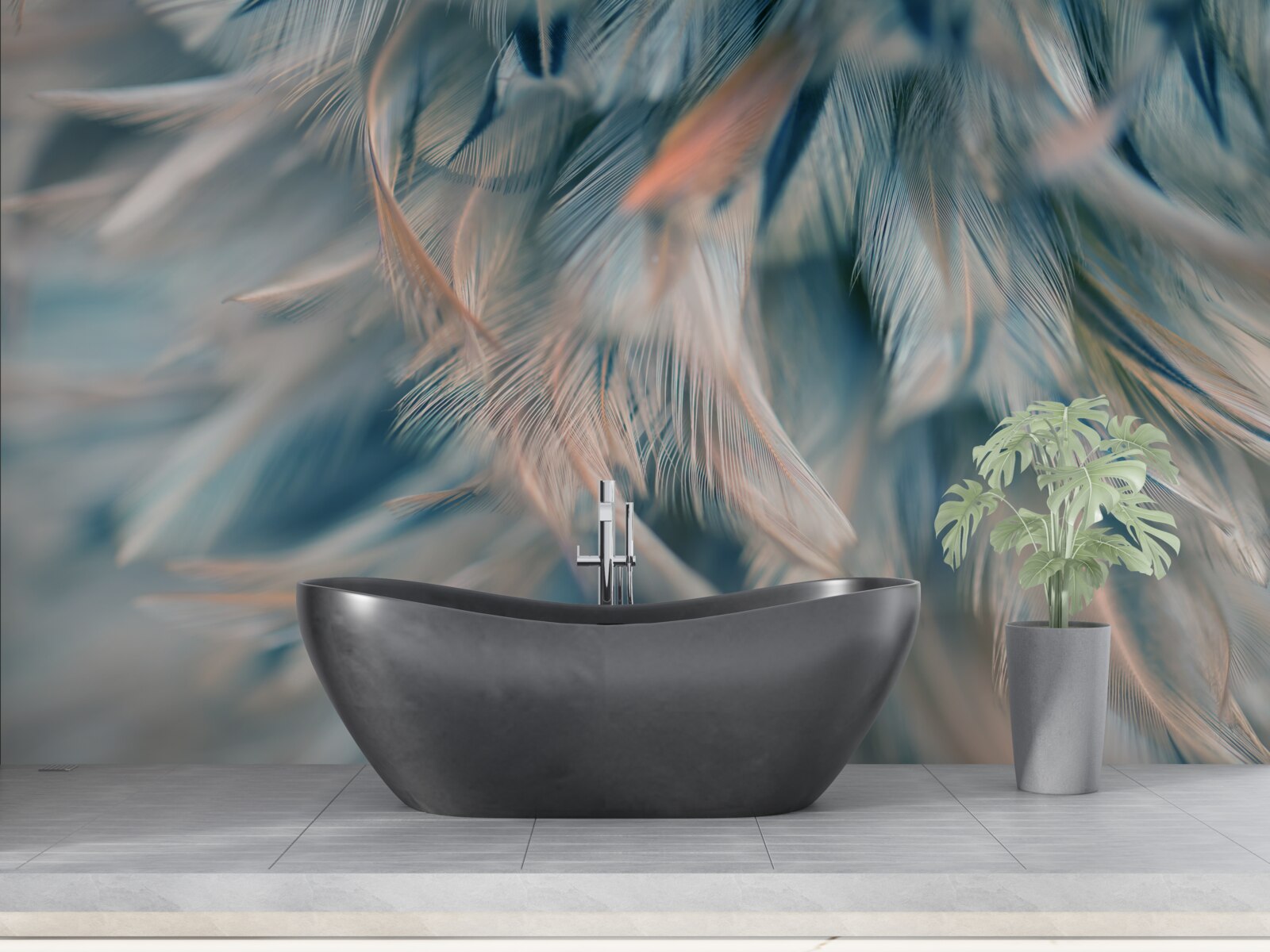 Fototapeta mäkké pozadie vyrobené z rôznych pierok