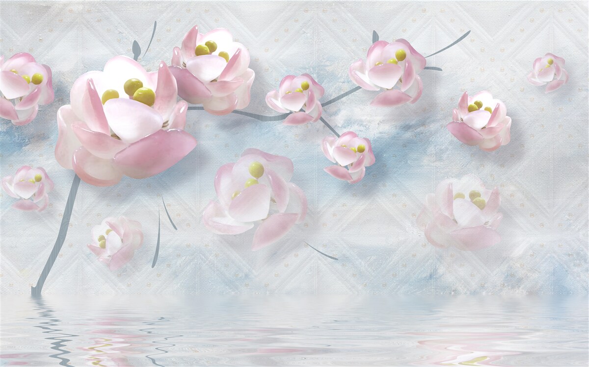 Fototapeta jemné púčiky nad životodarnými prvkami