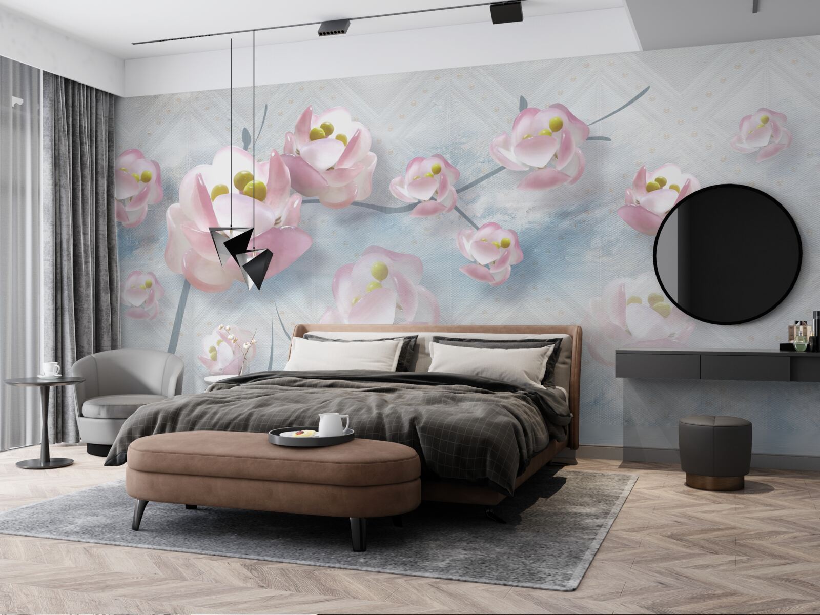 Fototapeta jemné púčiky nad životodarnými prvkami