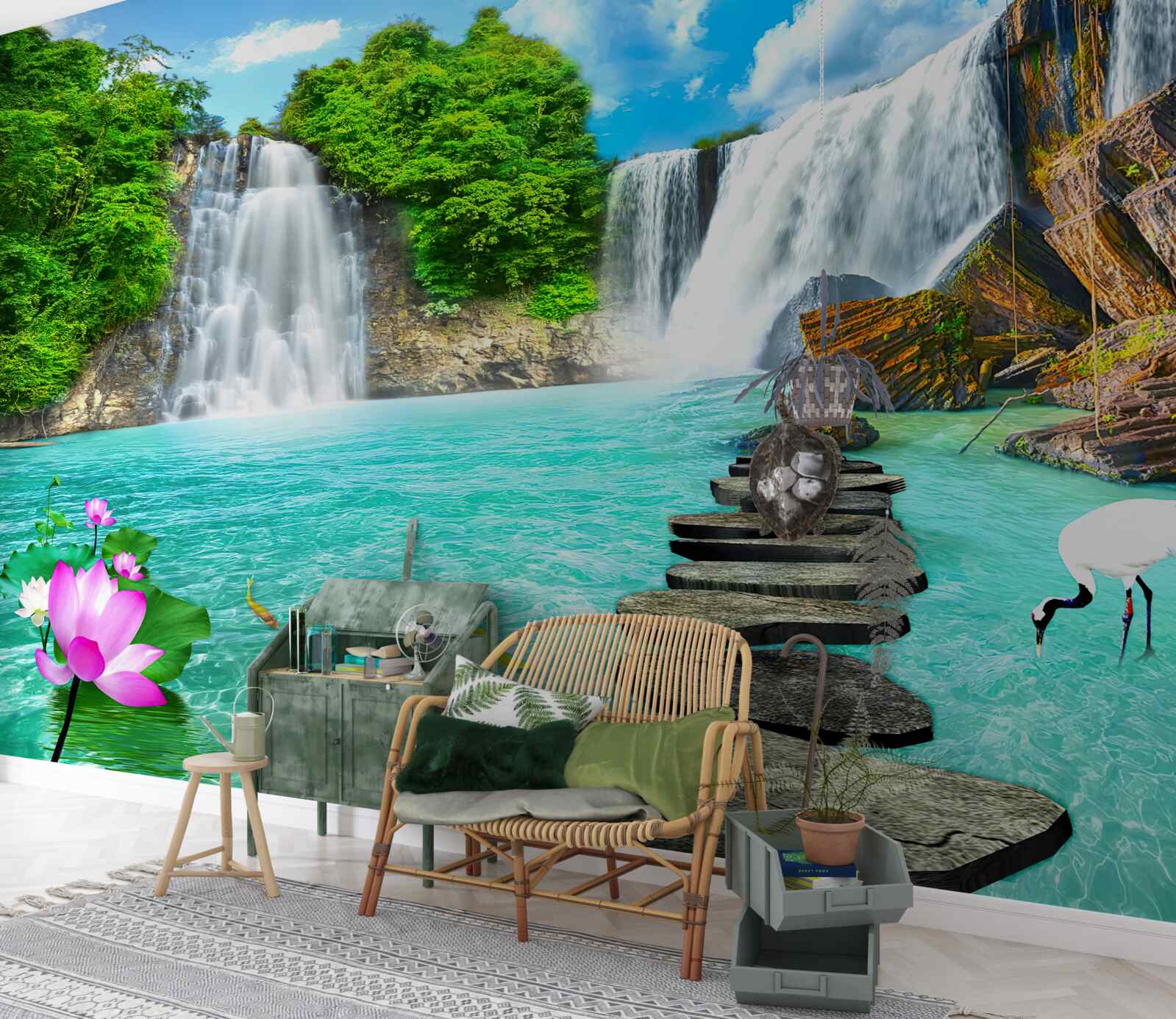 Fototapeta neskutočne krásne vodopády