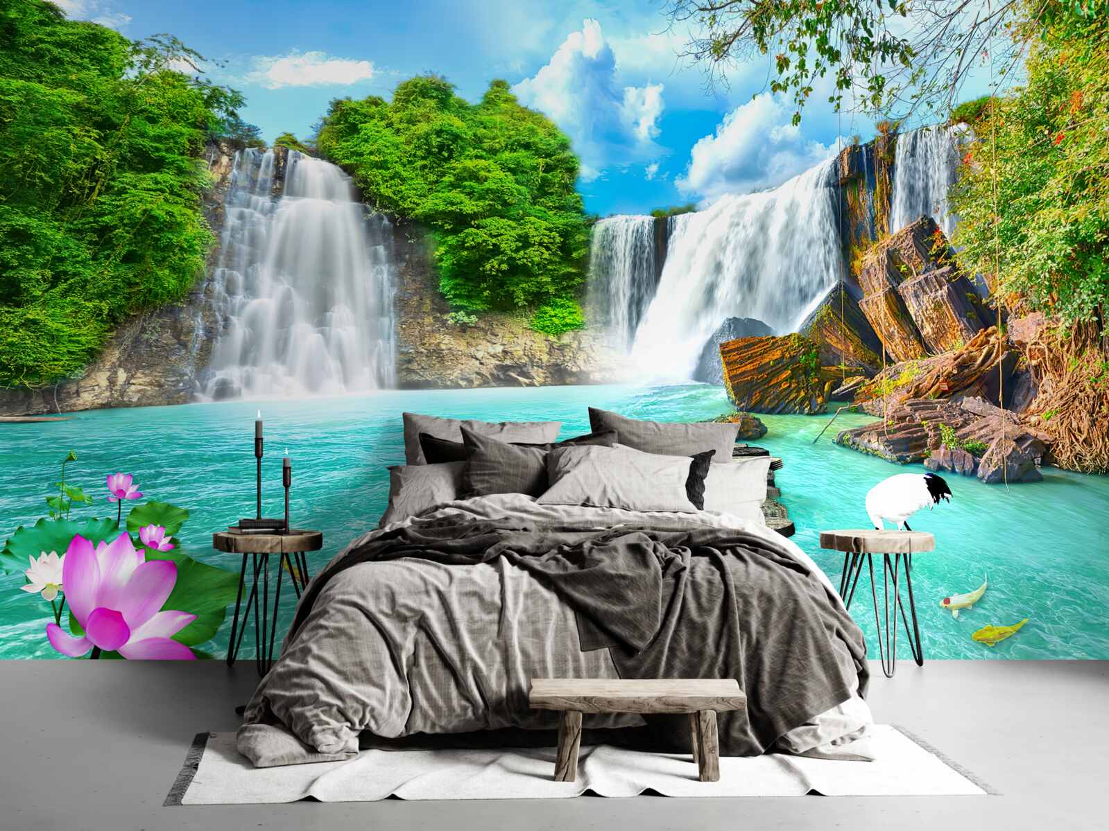 Fototapeta neskutočne krásne vodopády