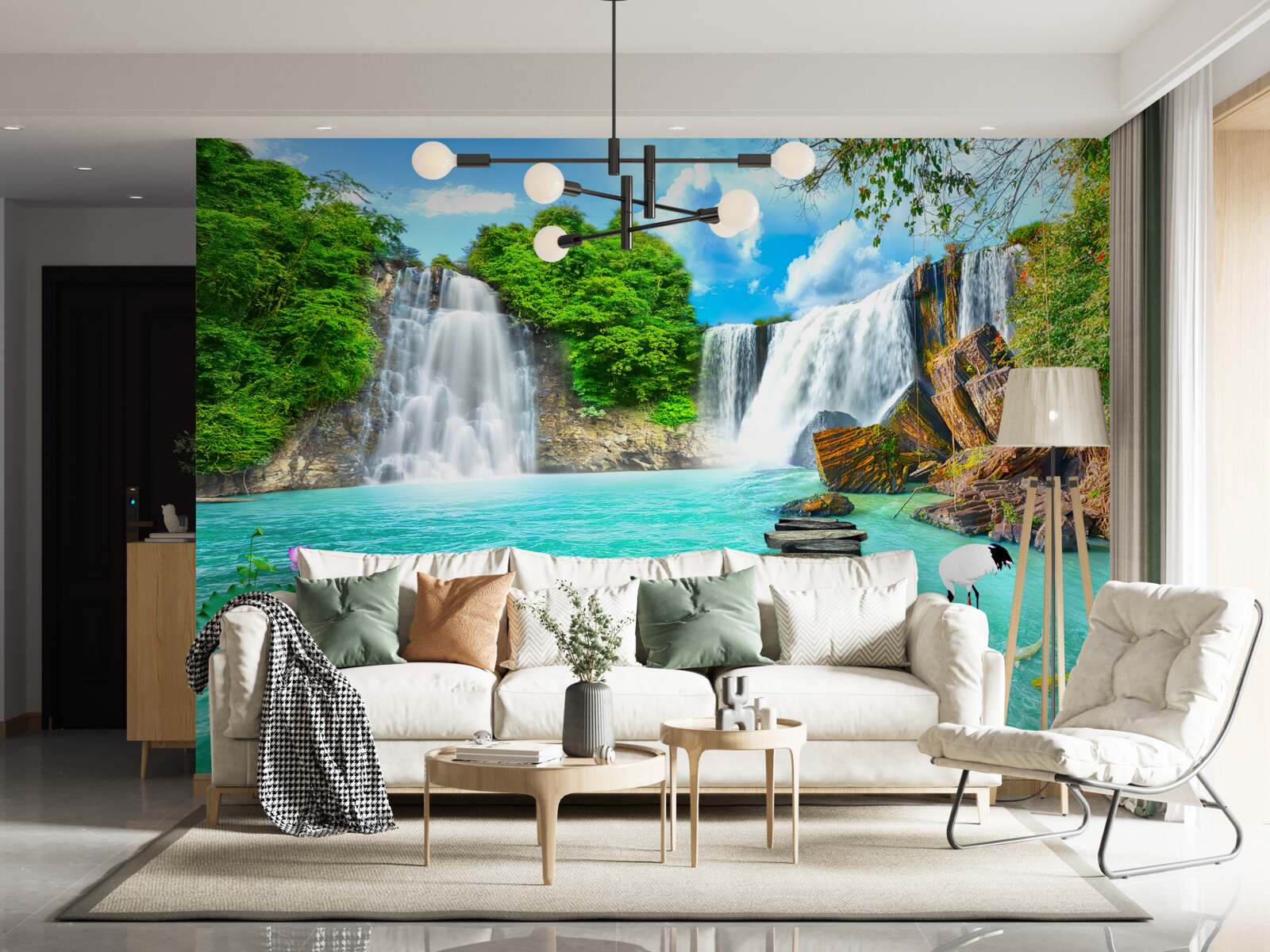 Fototapeta neskutočne krásne vodopády