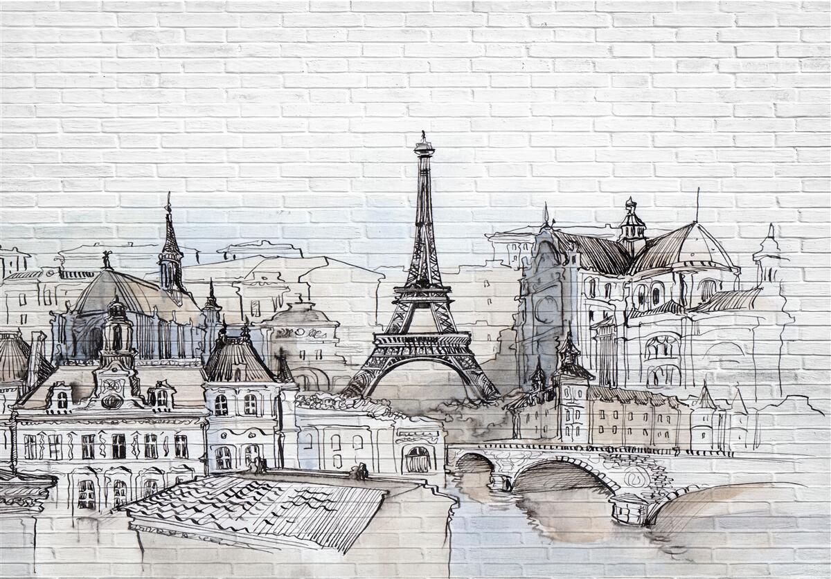 Fototapeta Na fotografii sú pamiatky Paríža