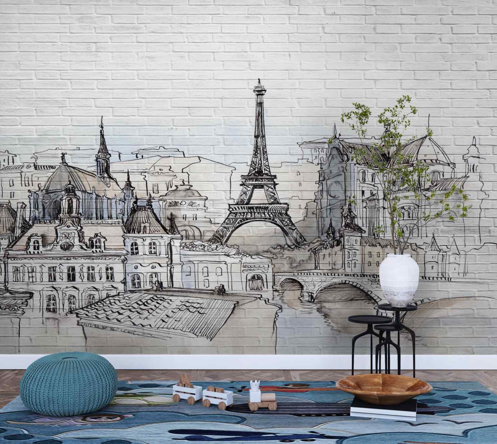 Fototapeta Na fotografii sú pamiatky Paríža