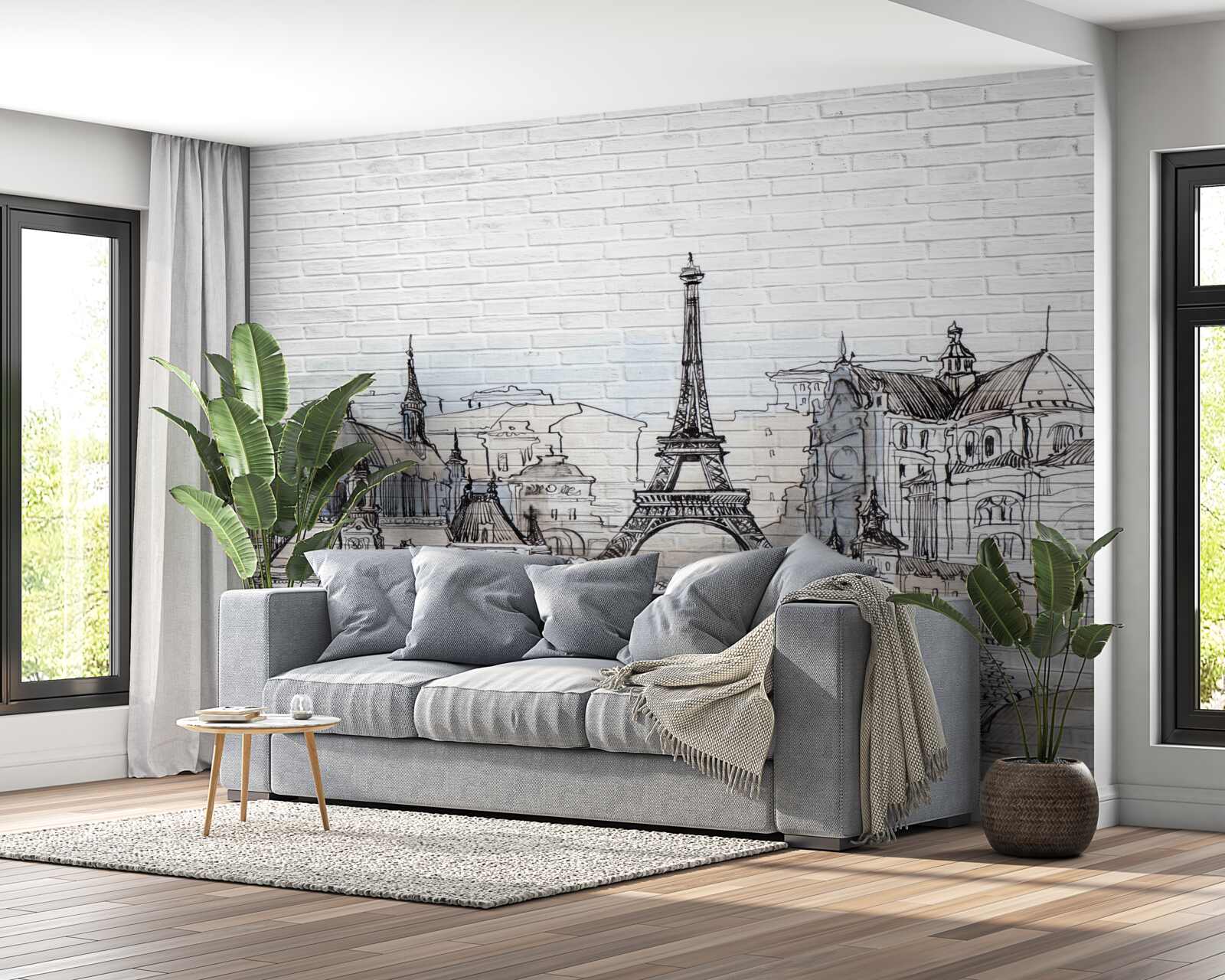 Fototapeta Na fotografii sú pamiatky Paríža