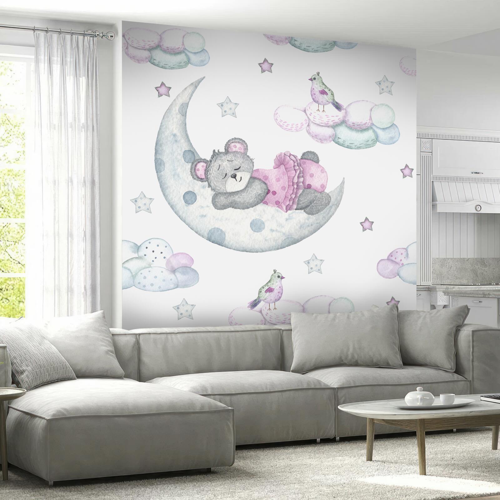 Fototapeta Na satelite Zeme drieme medveď