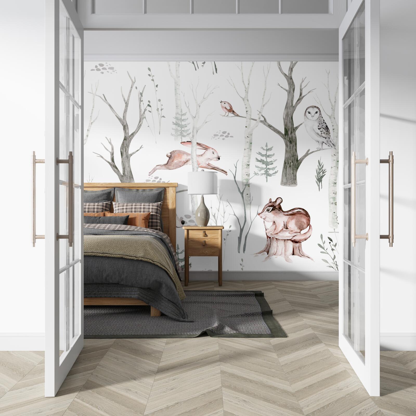 Fototapeta zvierací les