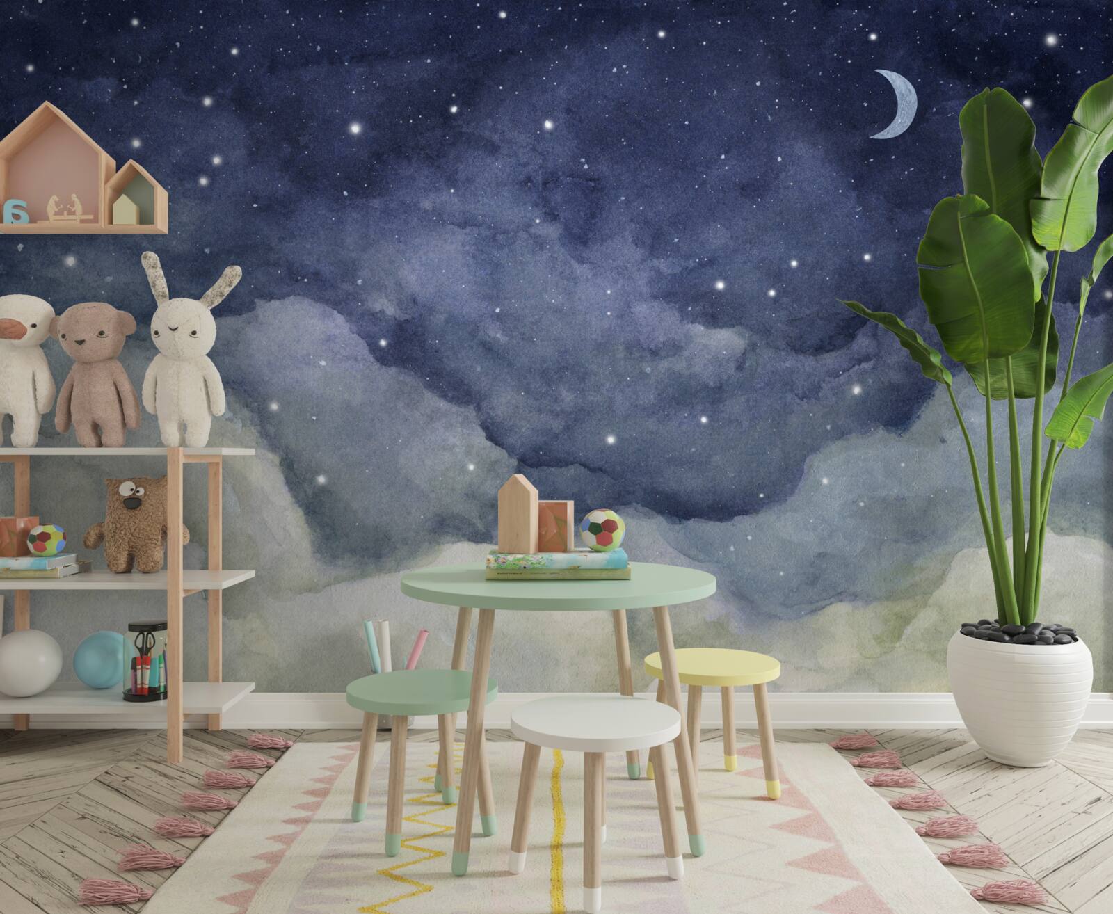 Fototapeta nočná obloha posiata hviezdami