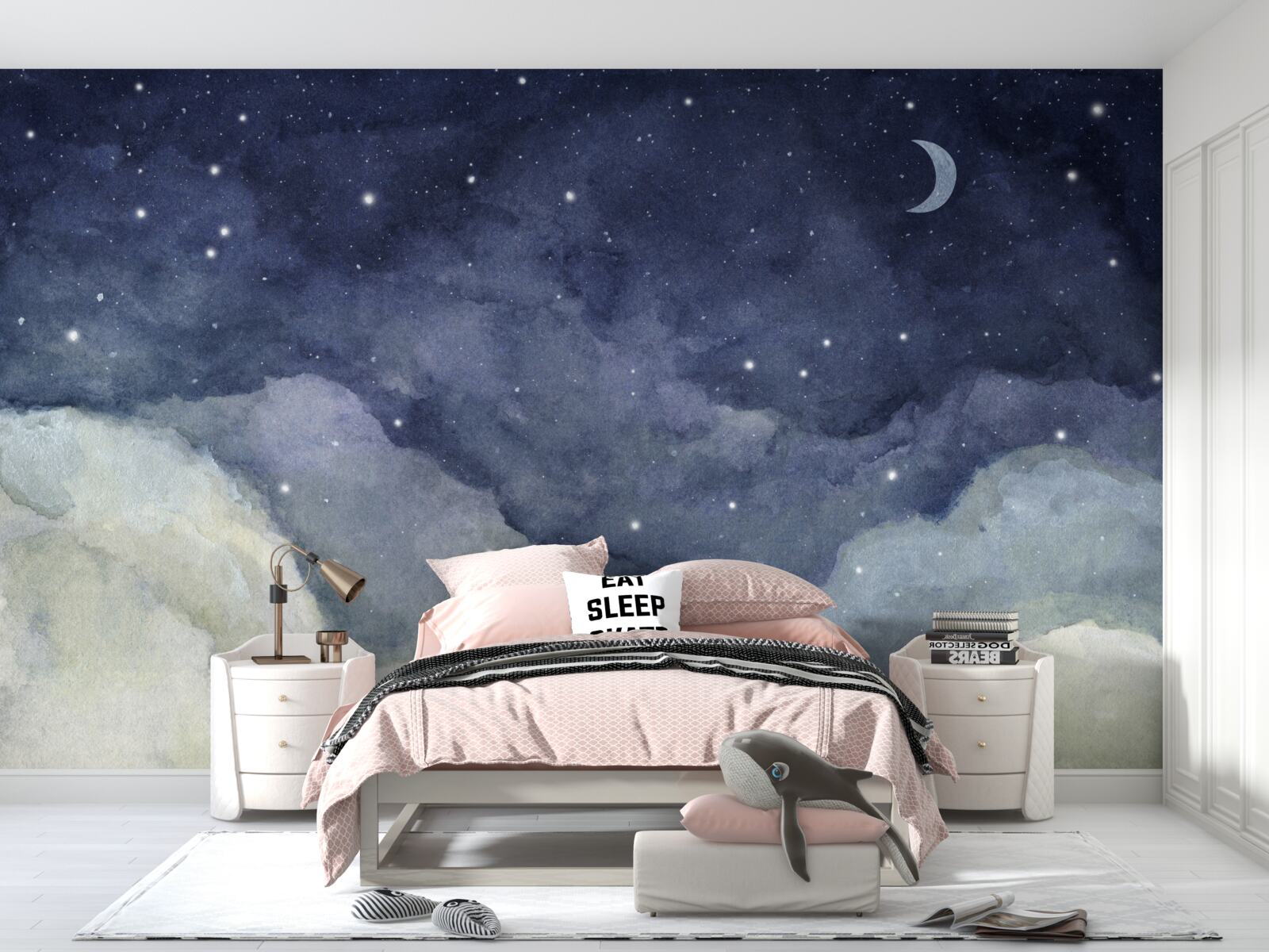 Fototapeta nočná obloha posiata hviezdami