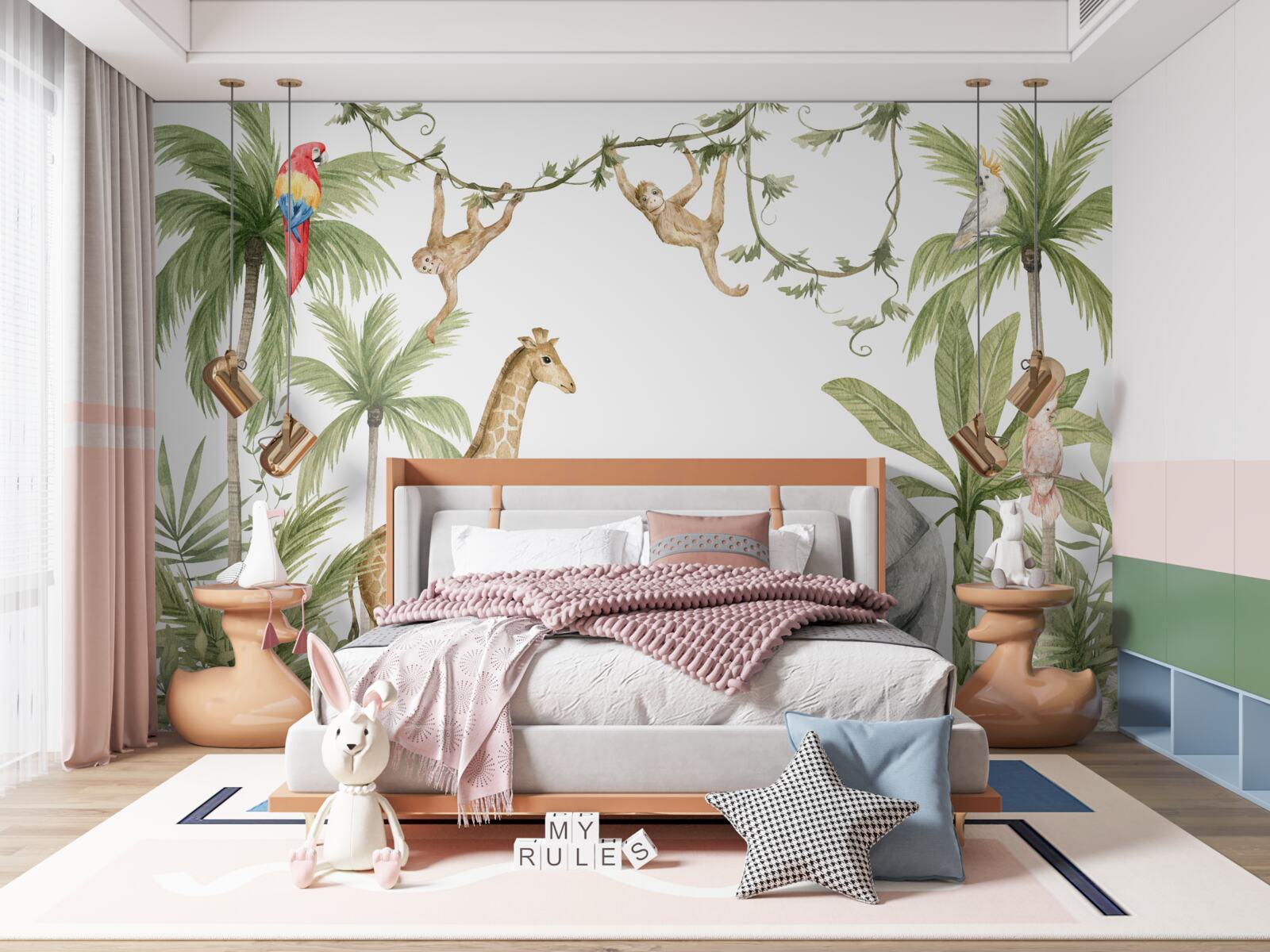 Fototapeta zvieratá v tropickom lese